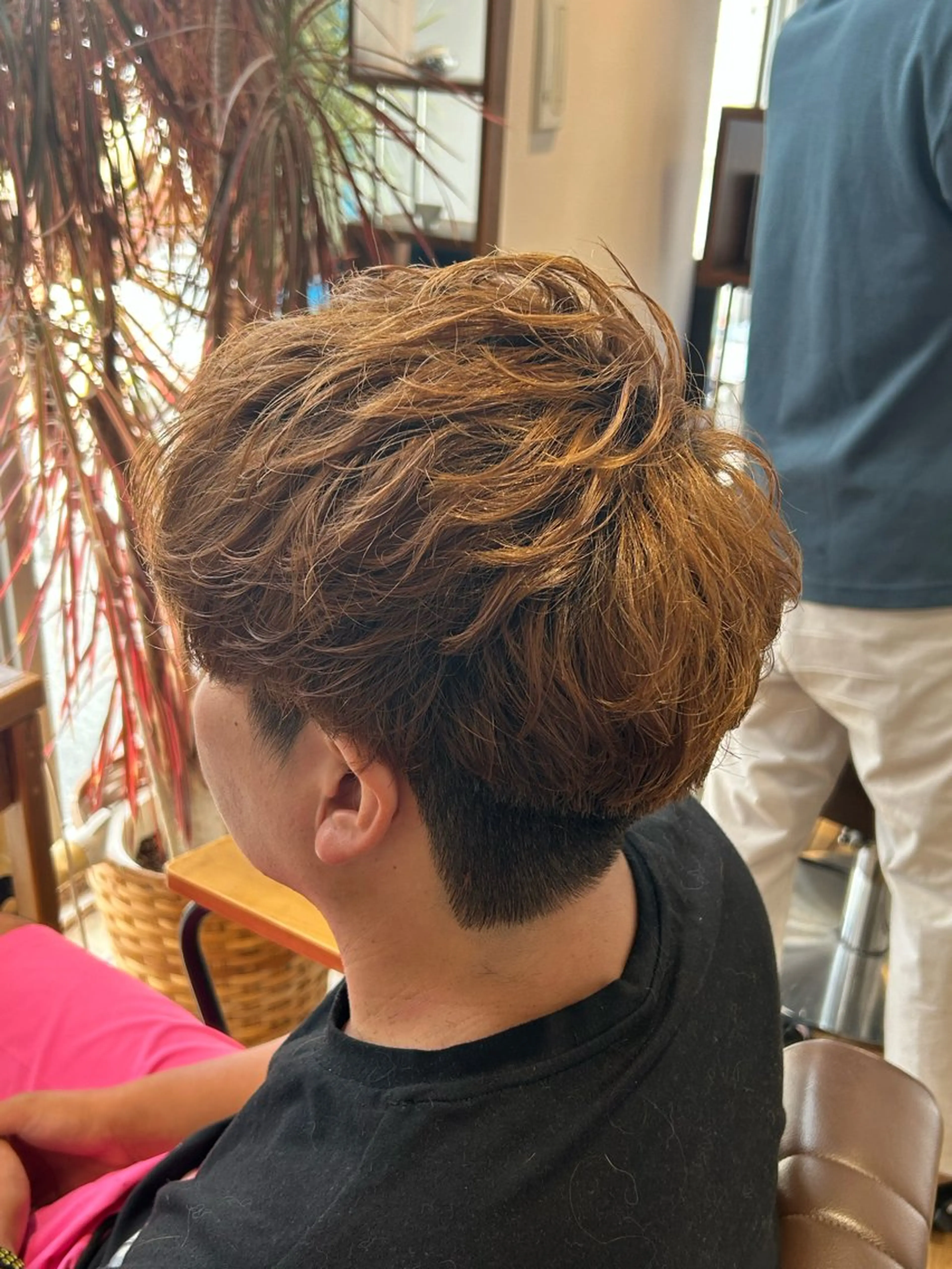 メンズ メンズパーマ 🍒ケアカラー🍒 AKAね🤍のヘアスタイル