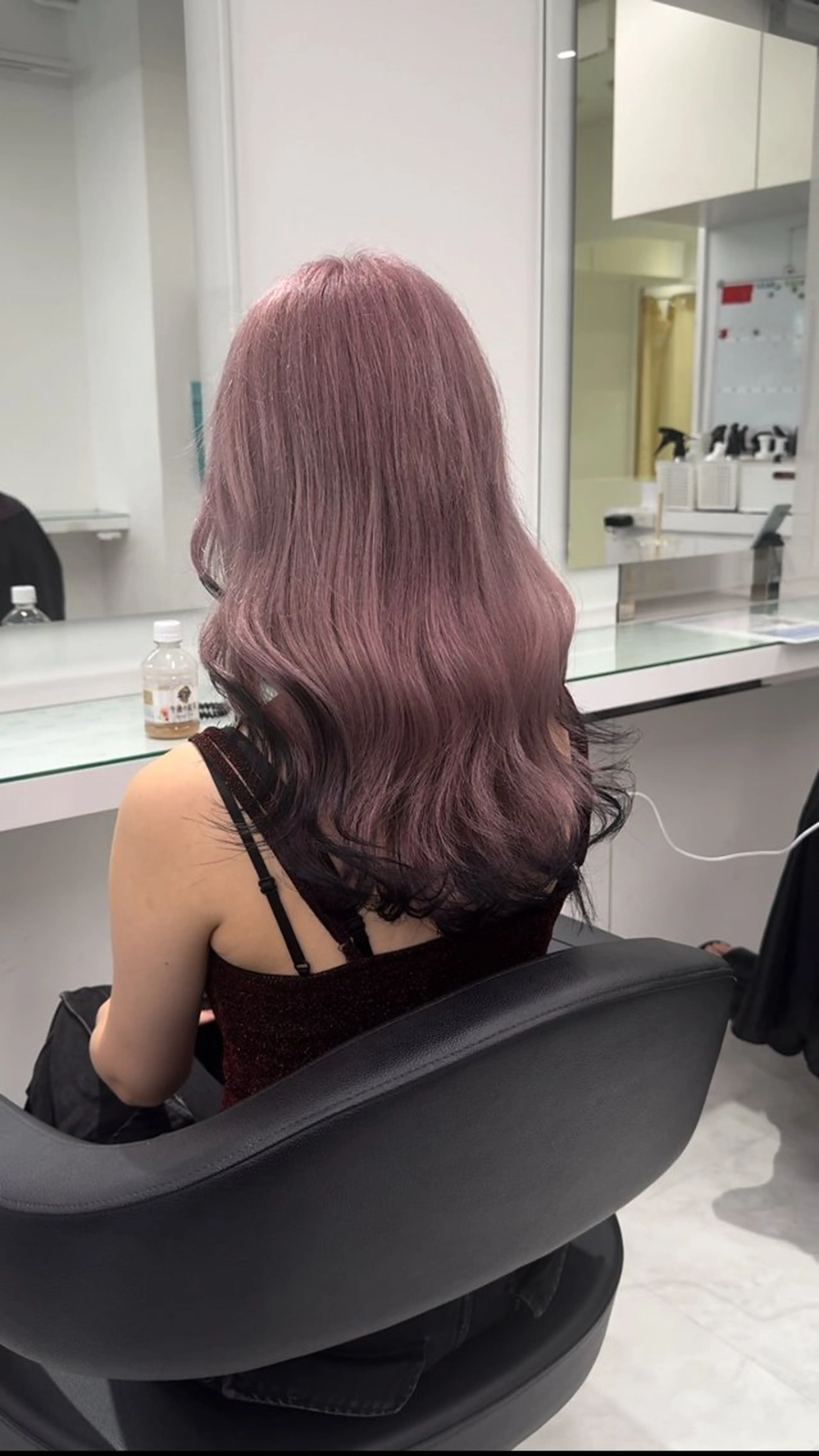 ロング カラー ヘアアレンジ ヘアカラー トリートメント ヘッドスパ ヘアセット ハイトーン艶カラー 🤍ゆうひのヘアスタイル