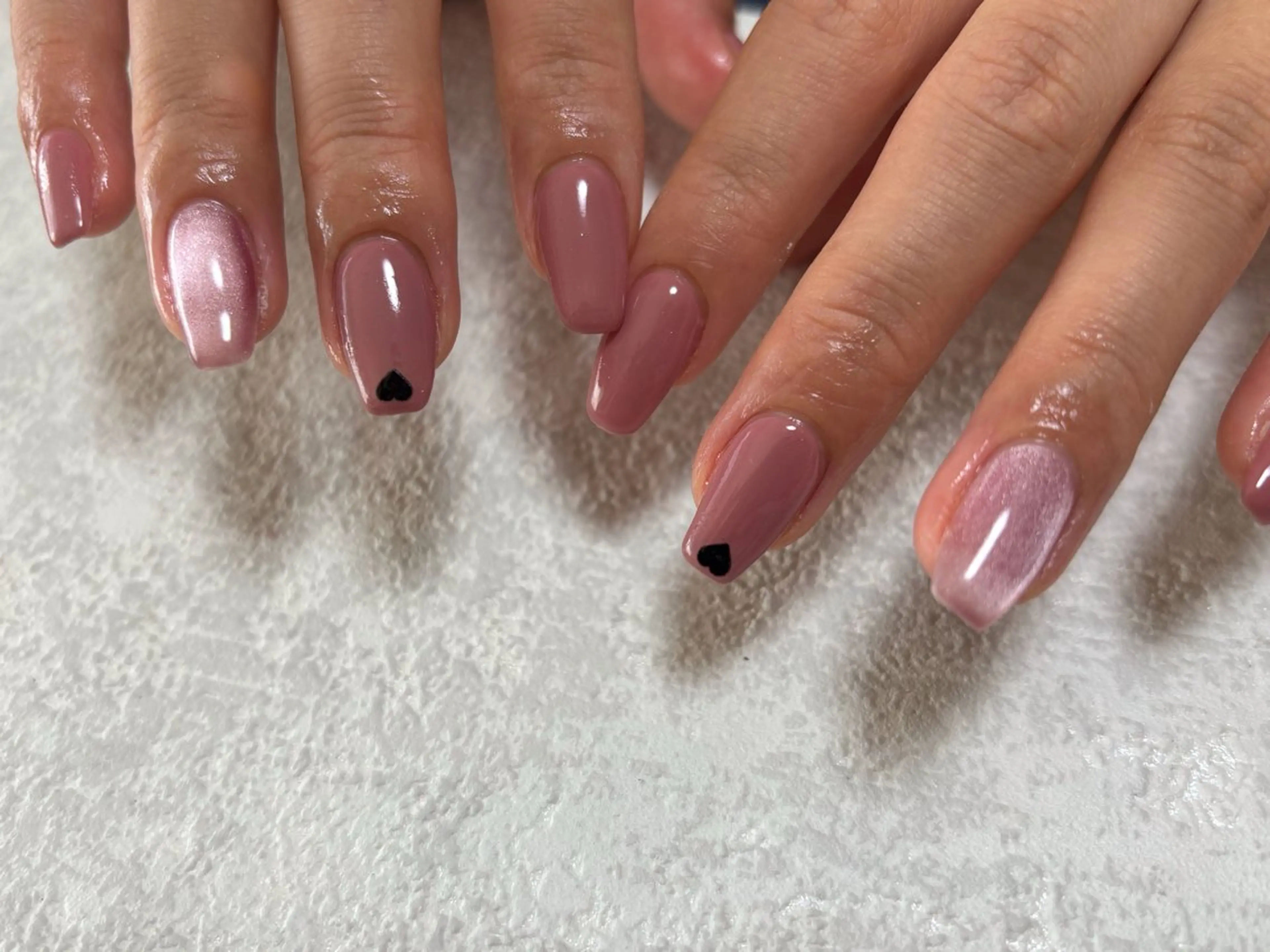 ネイル オーロラネイル フットネイル フレンチネイル ジェルネイル 韓国ネイル ハンドネイル kiki nail 二子玉川のネイルデザイン