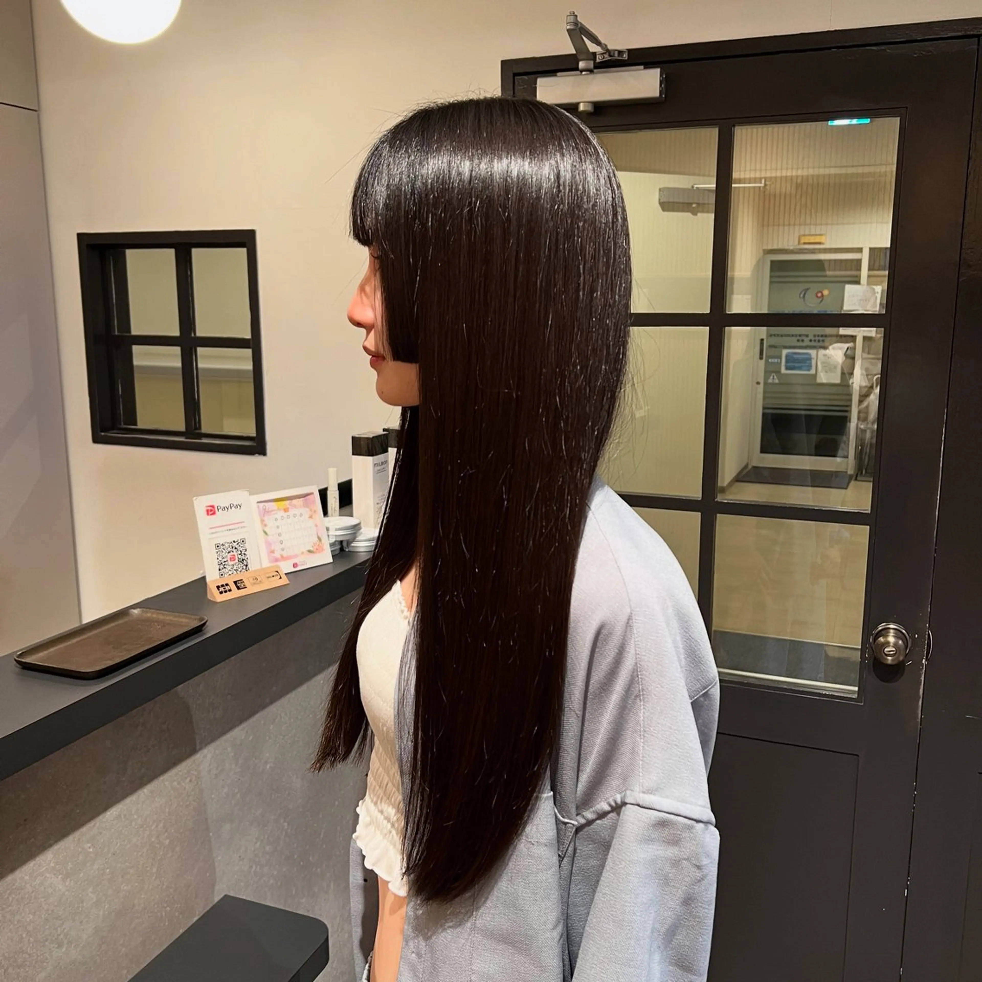 ロング 姫カット 朝海 明華のヘアスタイル