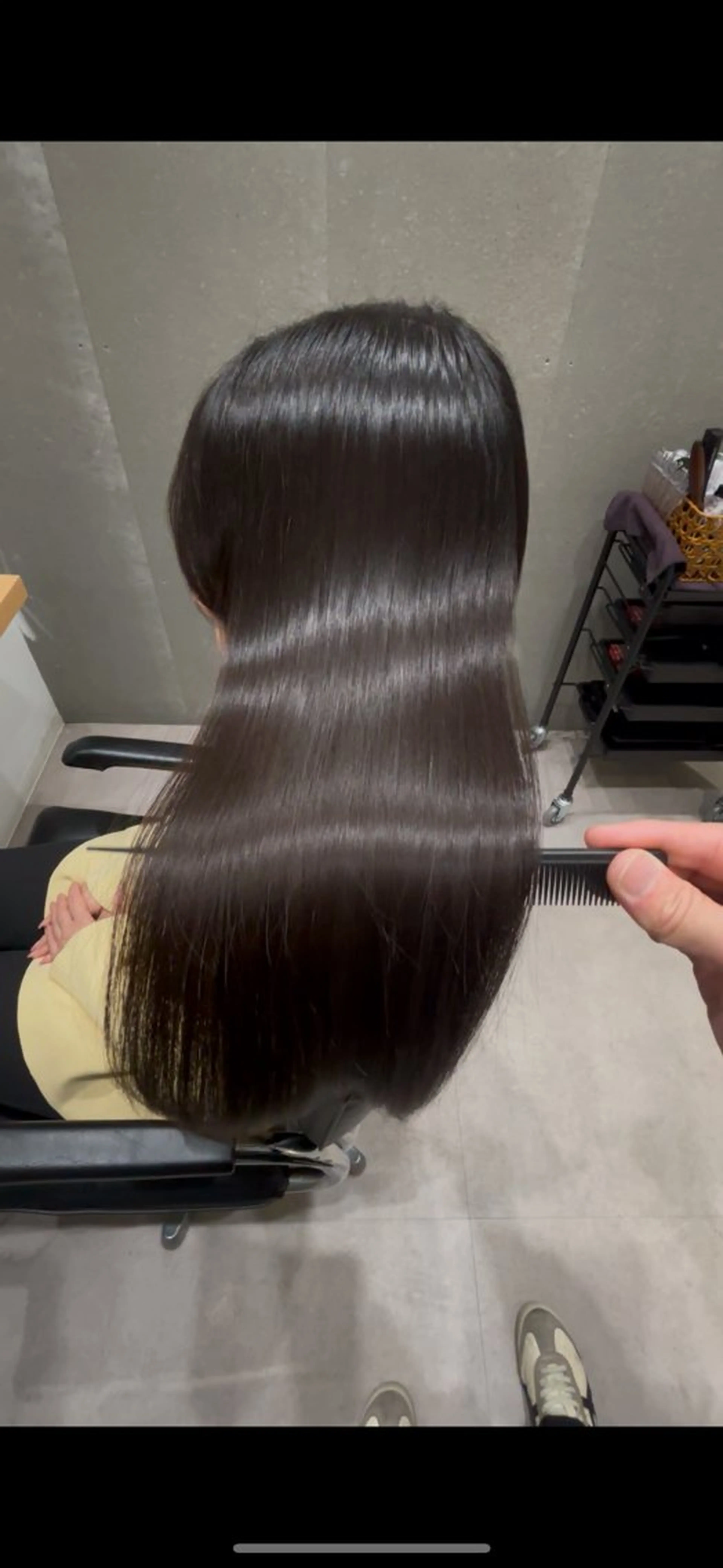 ミディアム 髪質改善 トリートメント 酸熱トリートメント 髪質改善ヘアケア 艶髪特化/上田のヘアスタイル