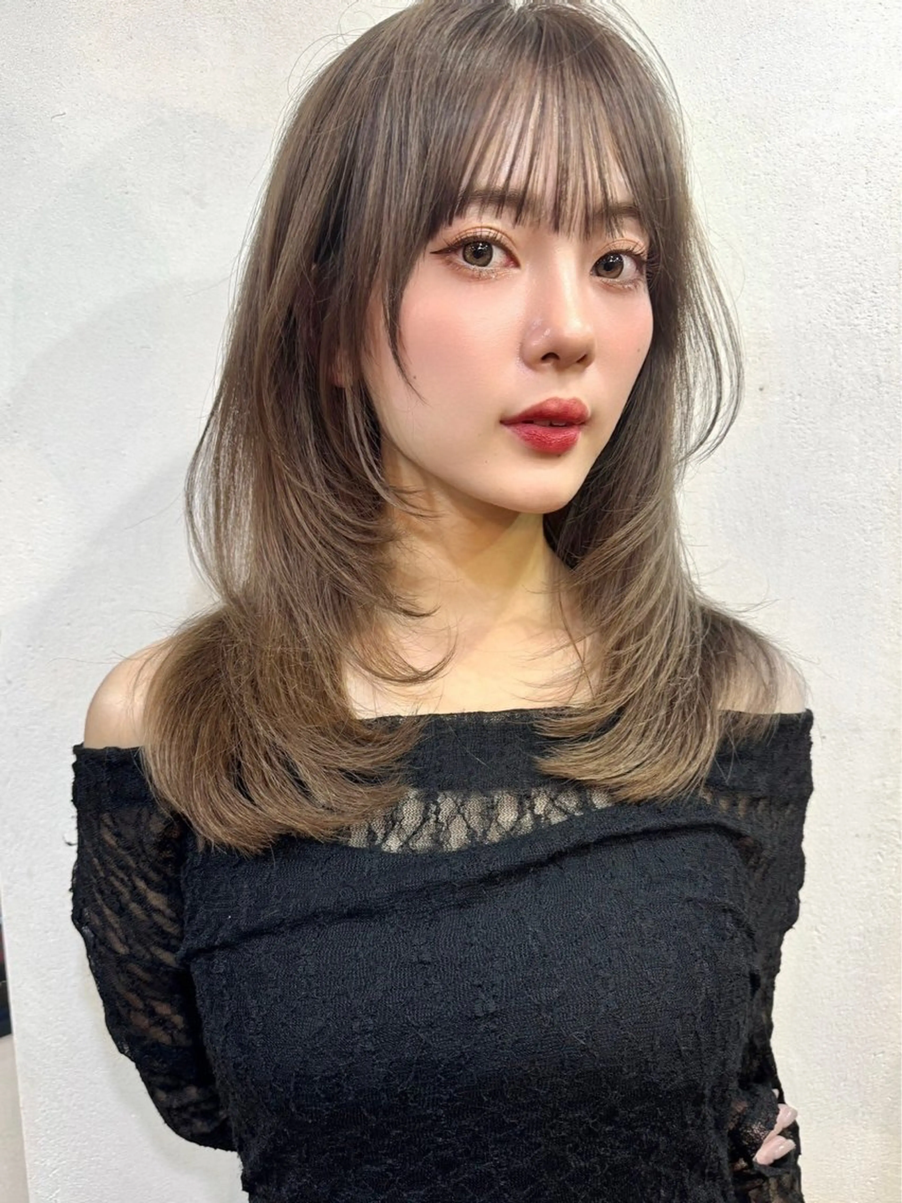 セミロング 縮毛矯正/ショート/ レイヤー/畑中正敏のヘアスタイル