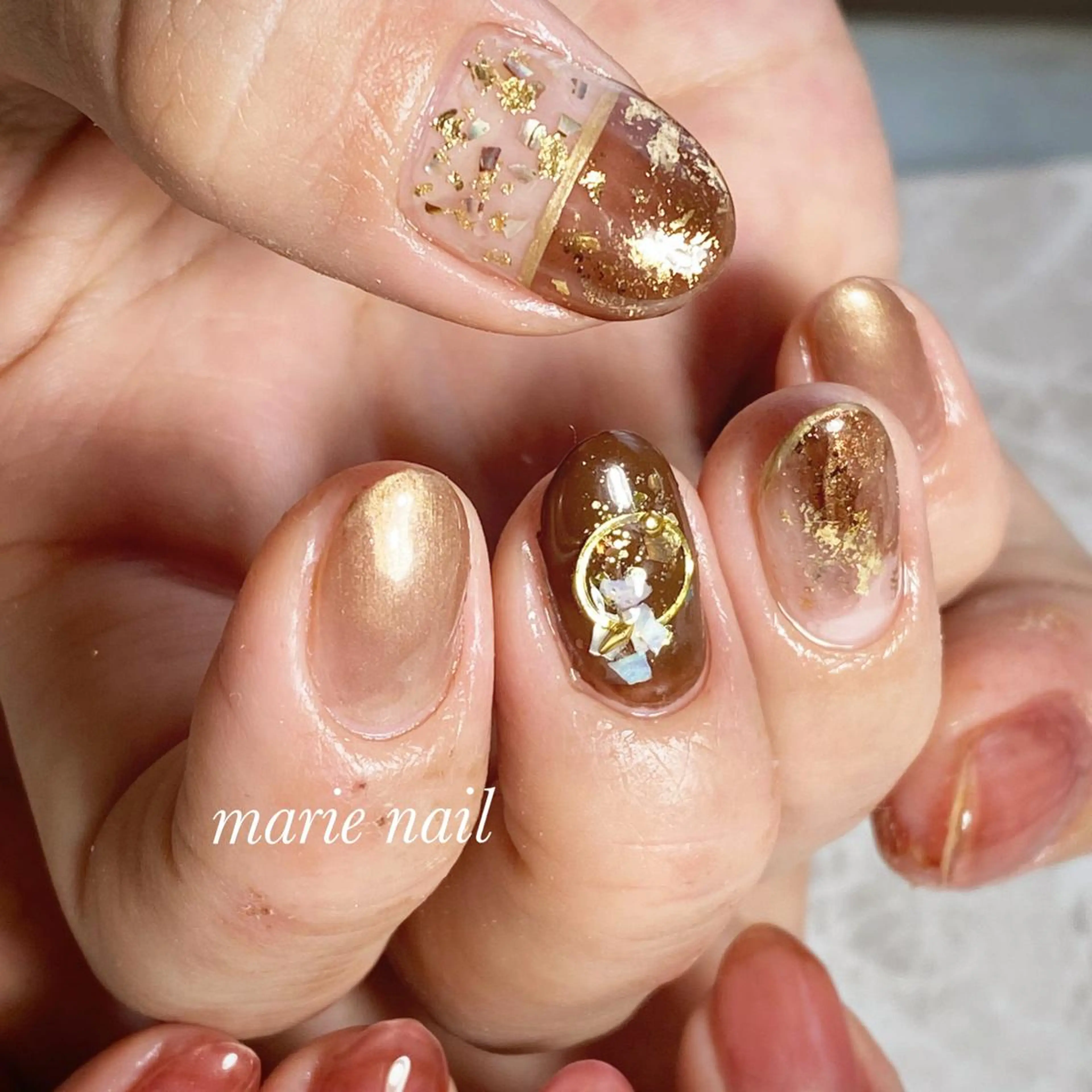 ネイル アートネイル ハンドネイル marie nailのネイルデザイン