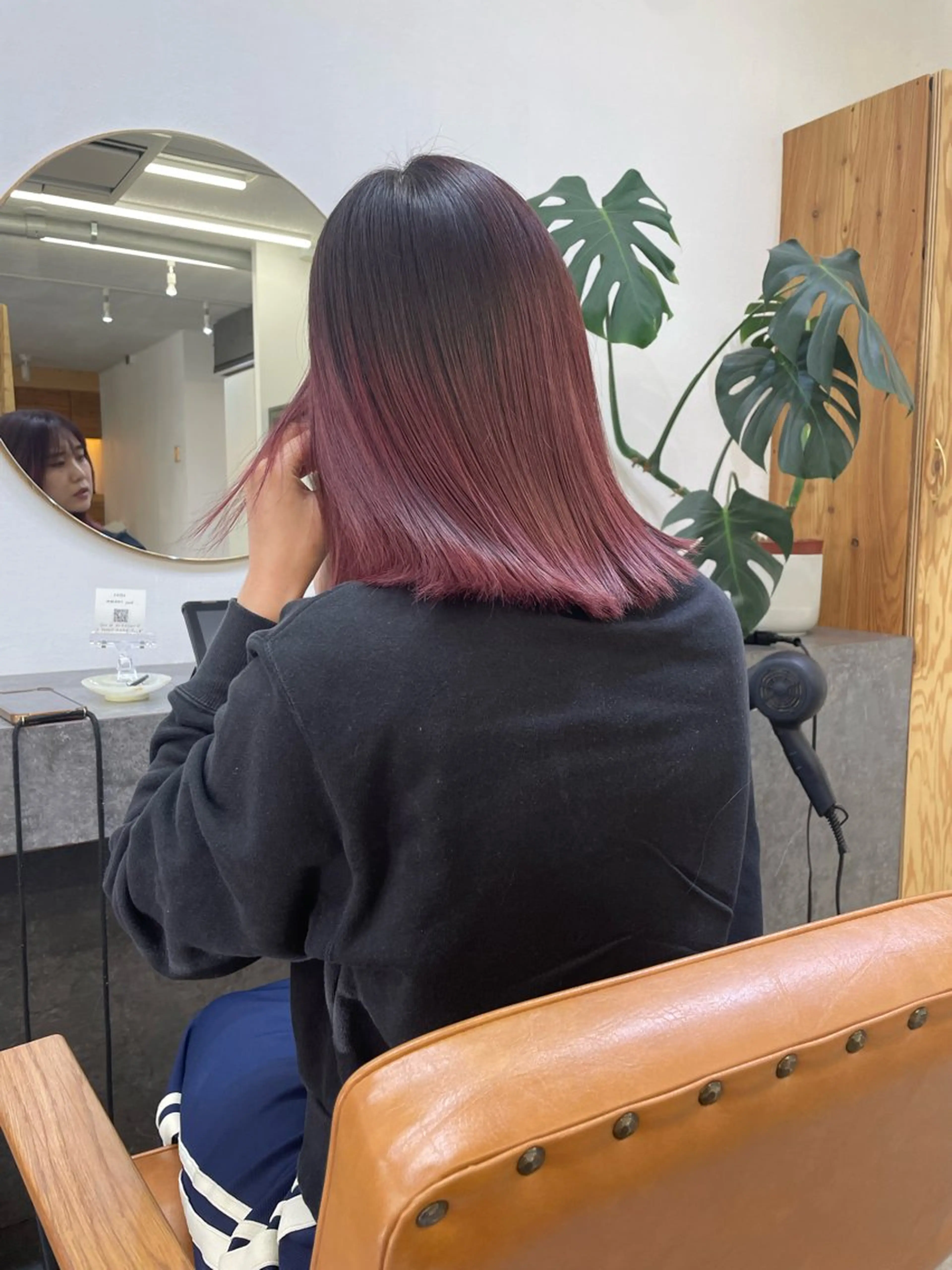 ミディアム カラー ヘアカラー sakura🌸 レイヤー/韓国ヘアのヘアスタイル