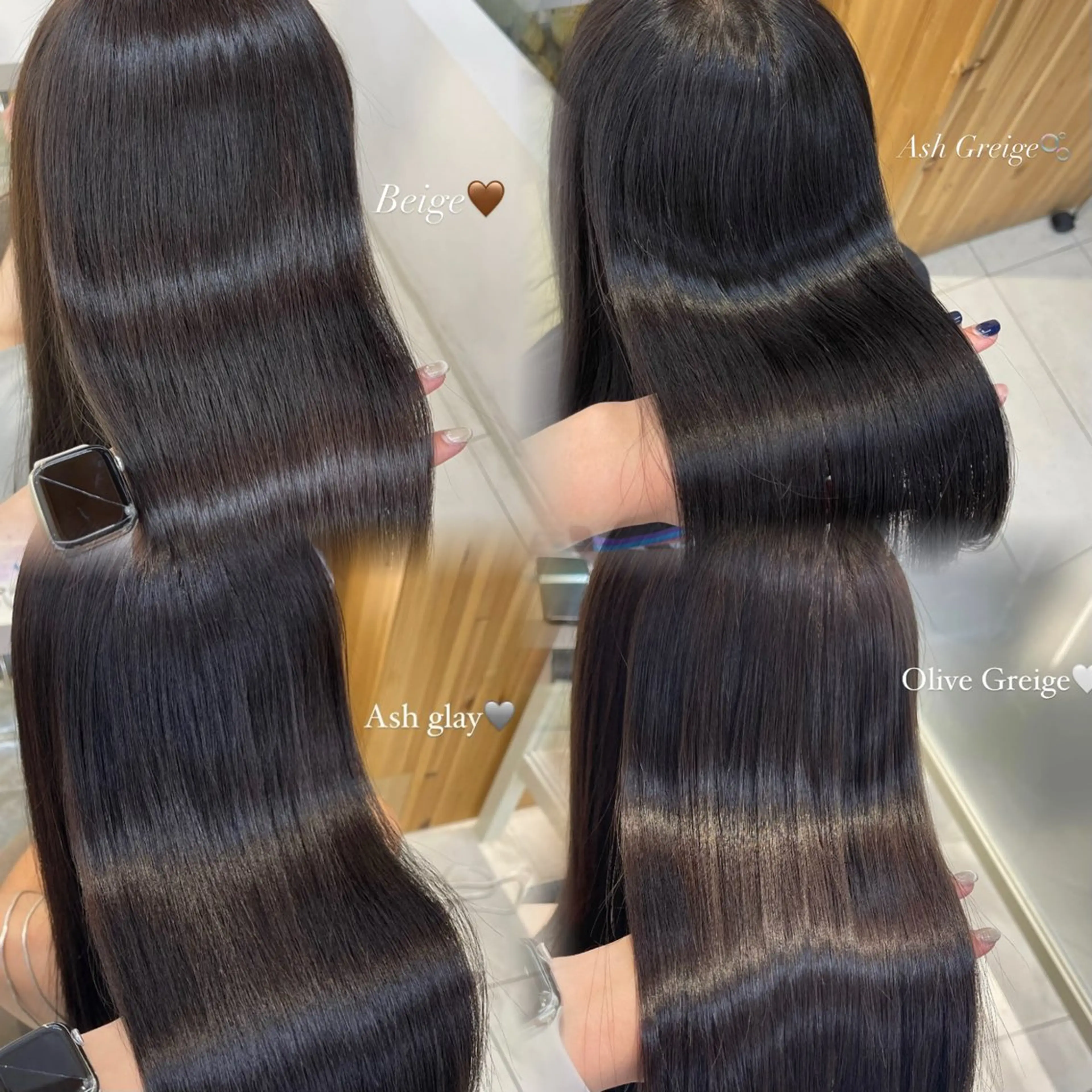 ロング カラー ヘアカラー Hina🫧透明感 カラー🫧のヘアスタイル