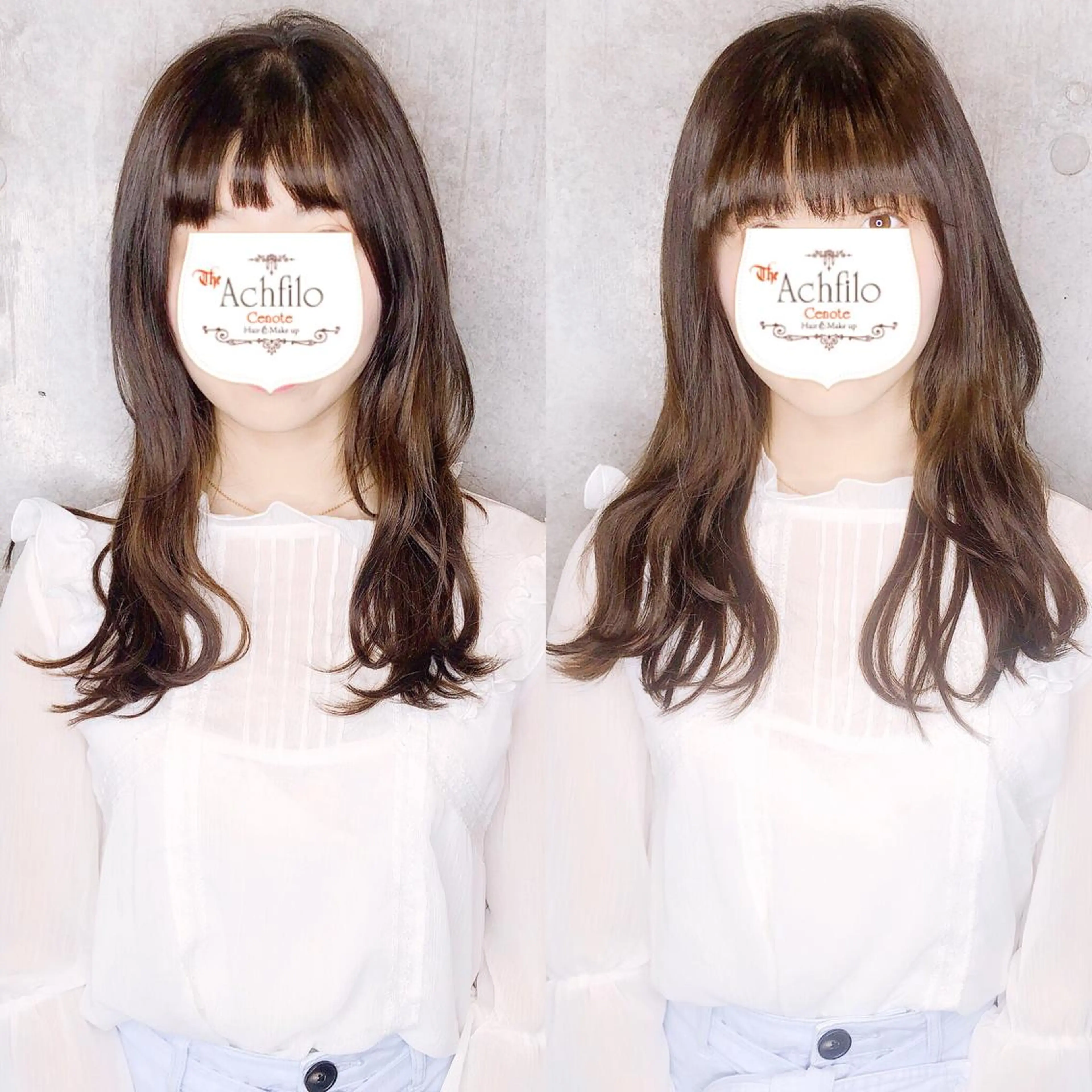 セミロング カラー パーマ ヘアアレンジ メンズ キッズ ネイル マツエク・マツパ 編み込みエクステ プルエクステ シールエクステ メンズハイライト メンズインナーカラー ACHFILO モデル募集のヘアスタイル