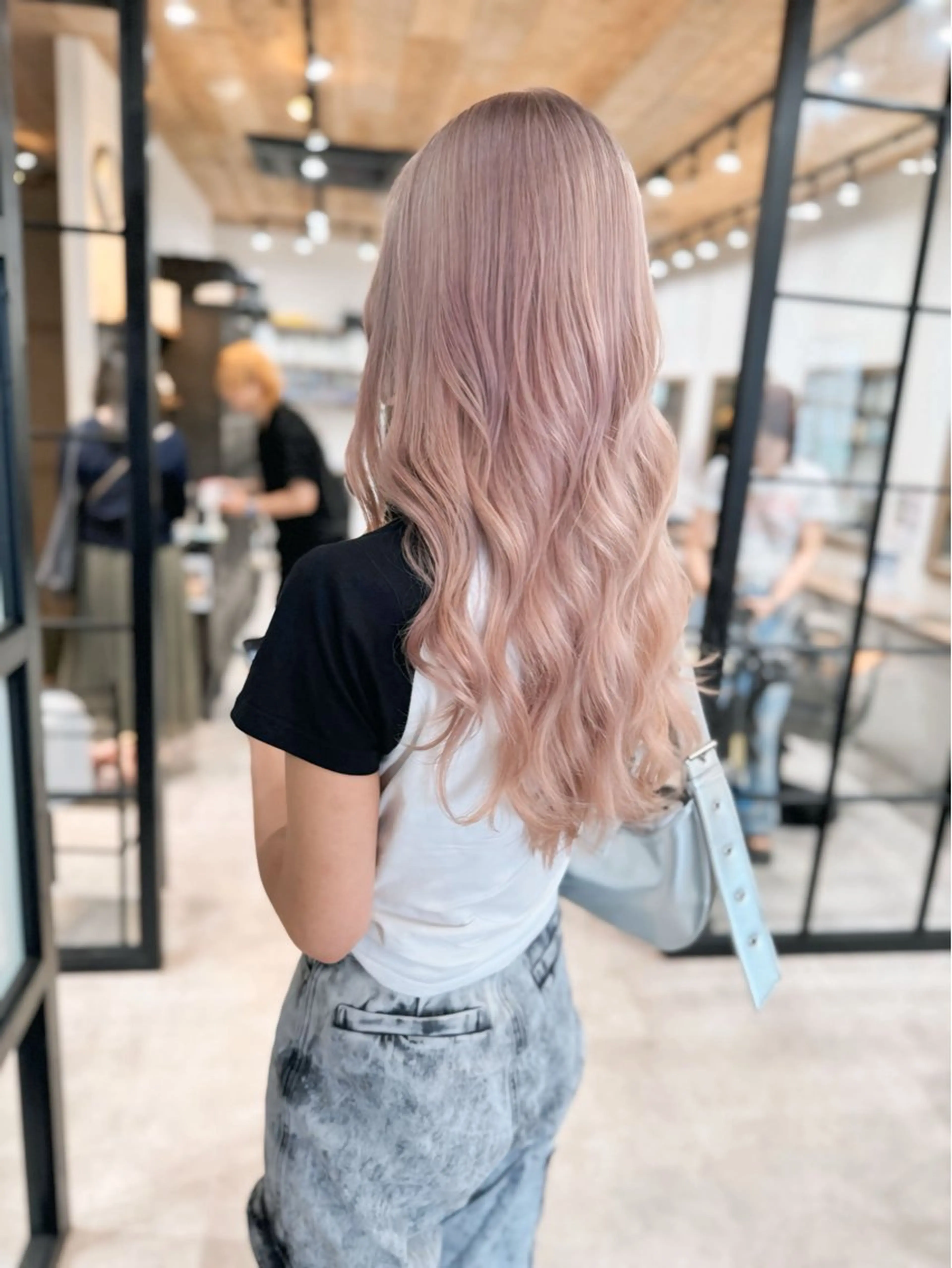 ロング ヘアカラー 髪質改善/ ブリーチ/中尾のヘアスタイル