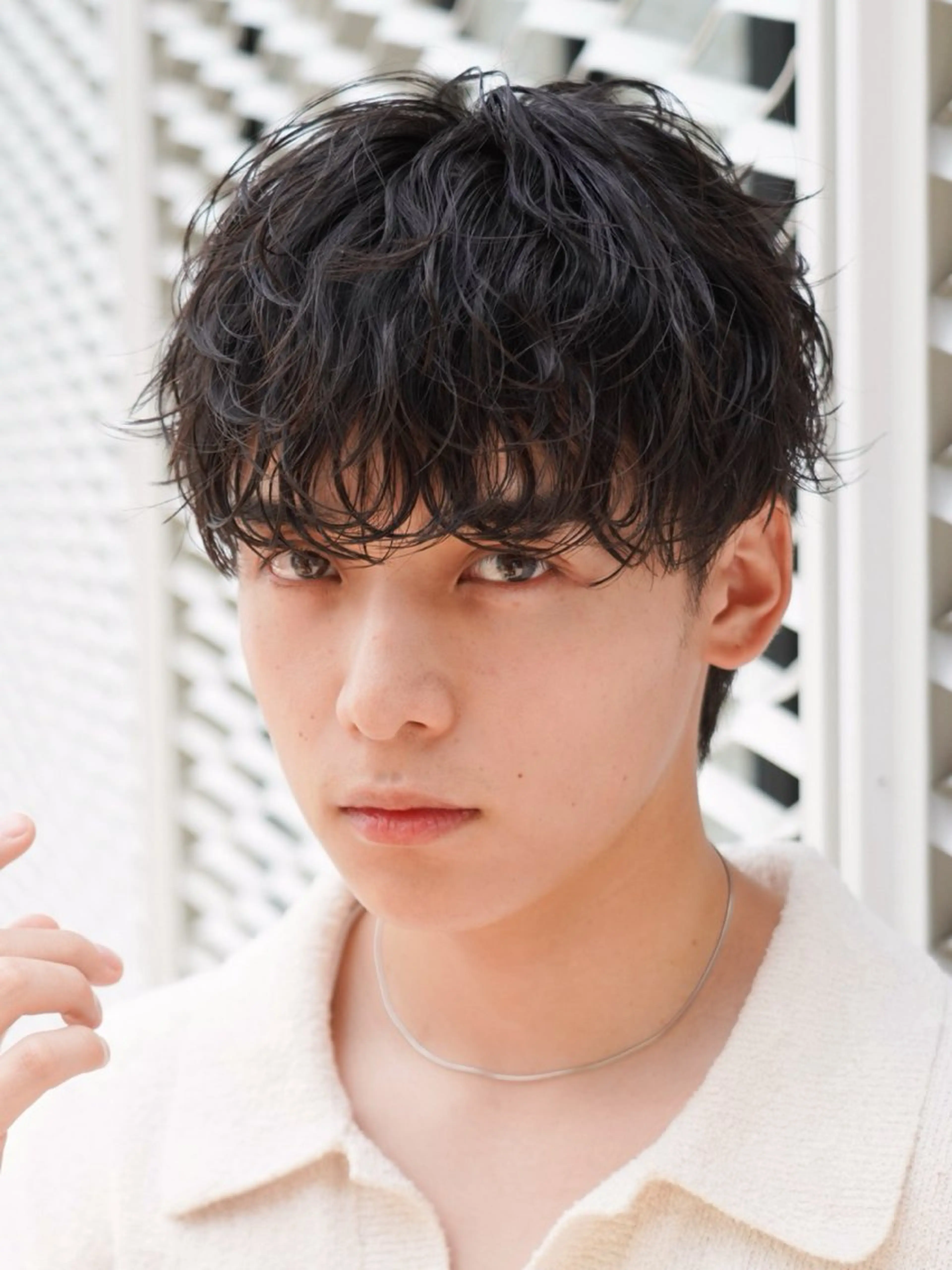 パーマ メンズ フェザーパーマ マッシュ メンズパーマ 学生（メンズ向け） メンズツイストパーマ パーマ fifth men's原宿所属・fifth/原宿/ シャドウパーマ/カズのヘアスタイル