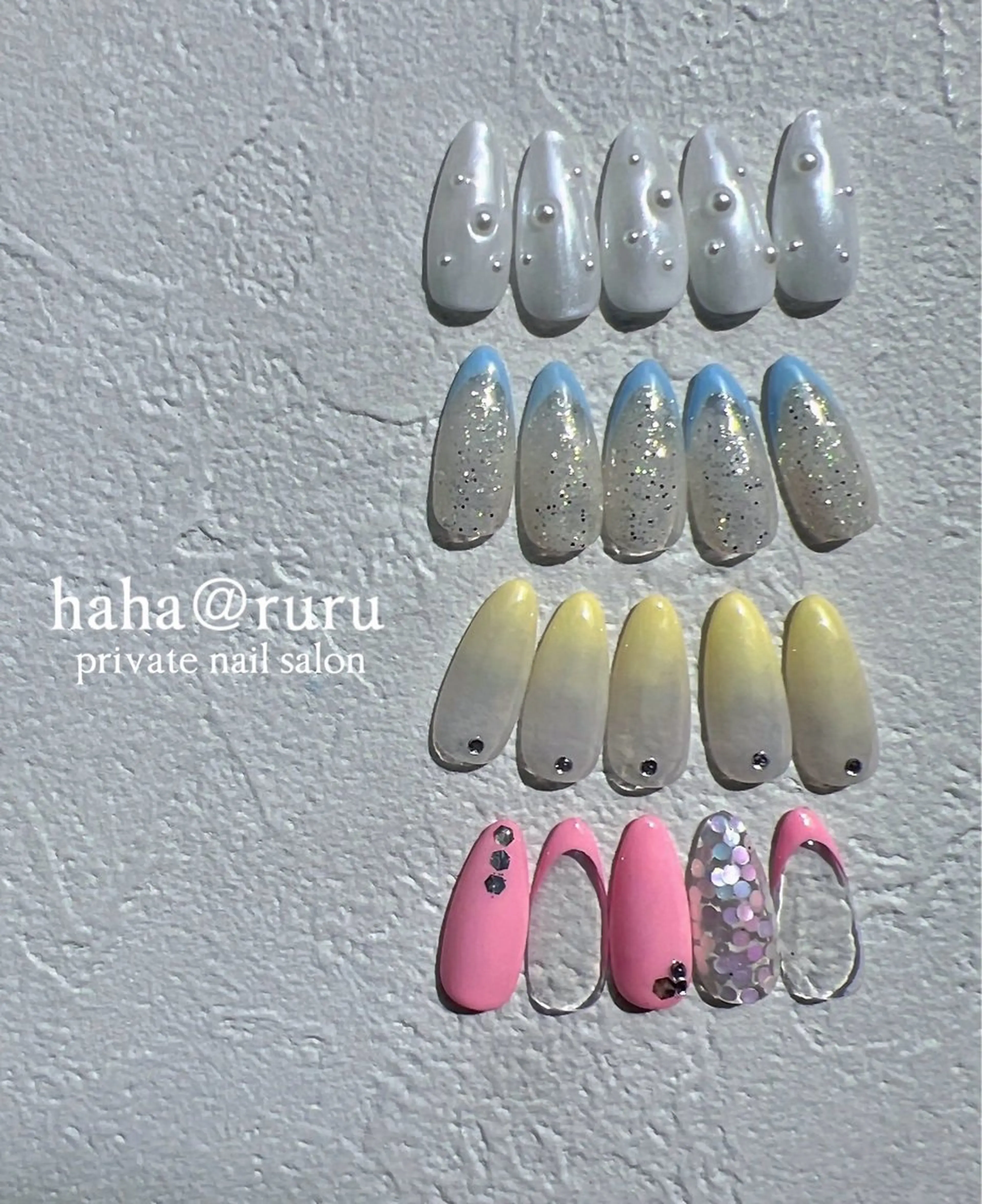 ネイル パステルネイル haha@ ruruのネイルデザイン