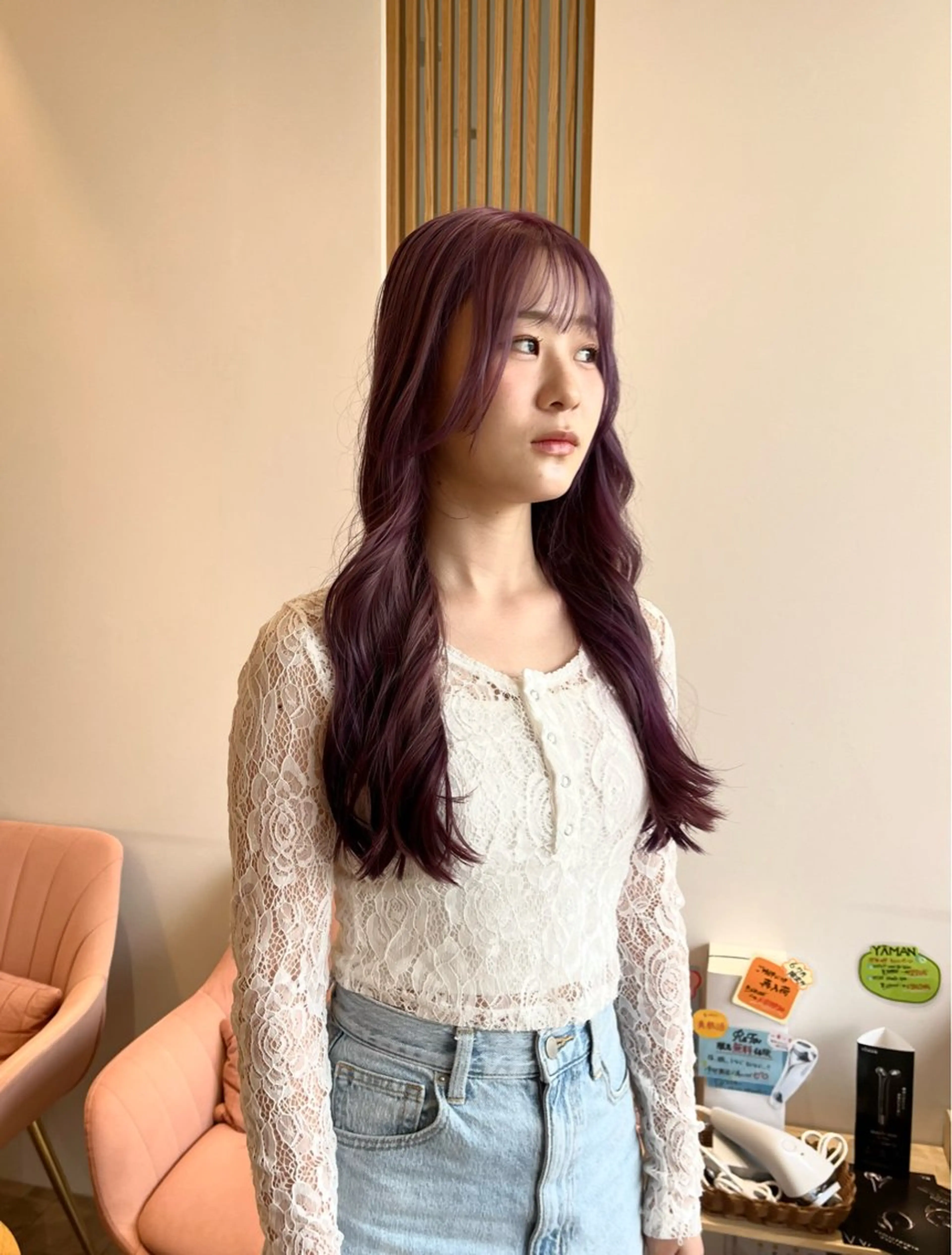 ロング Rosierbleu 道正のヘアスタイル