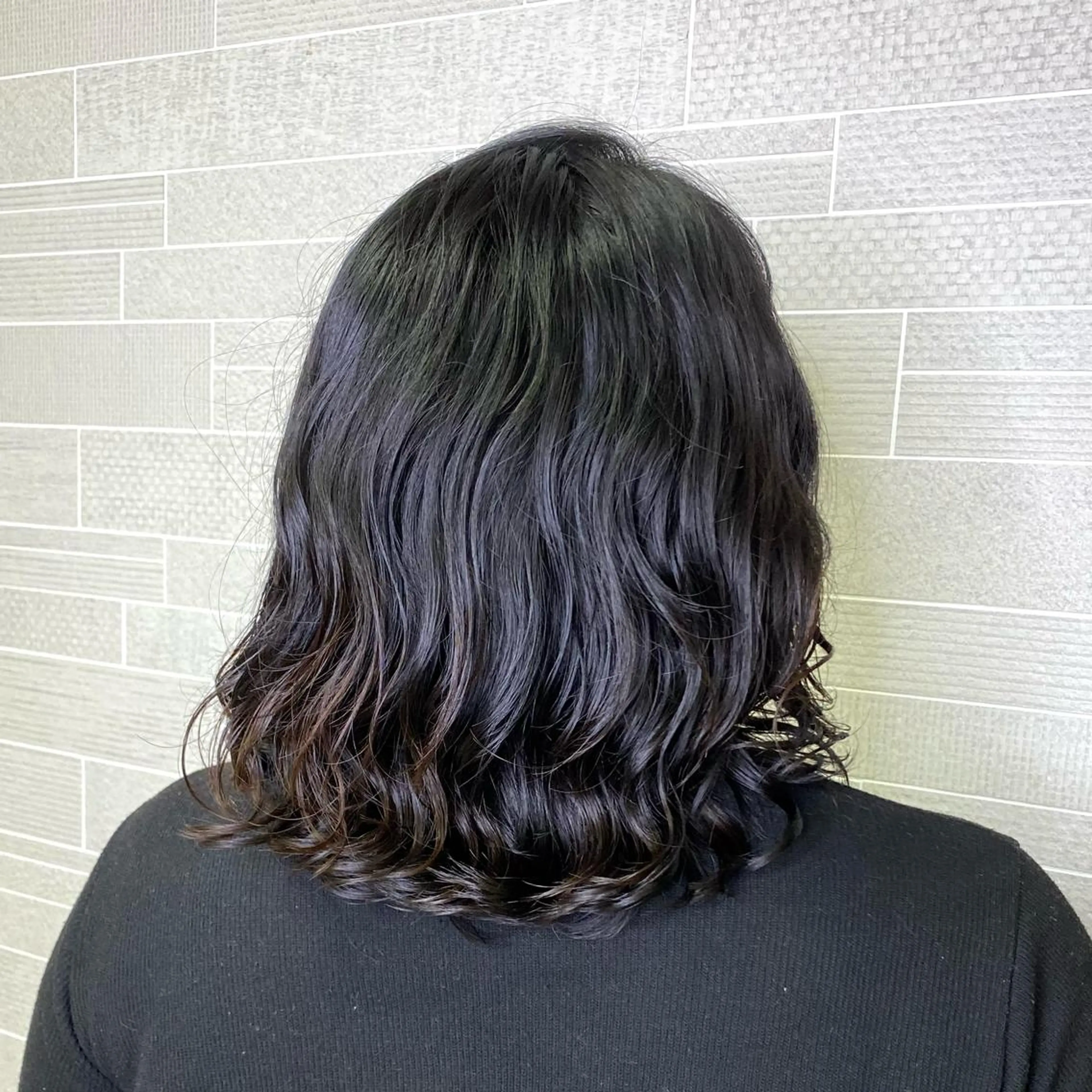 ミディアム 山崎 航のヘアスタイル