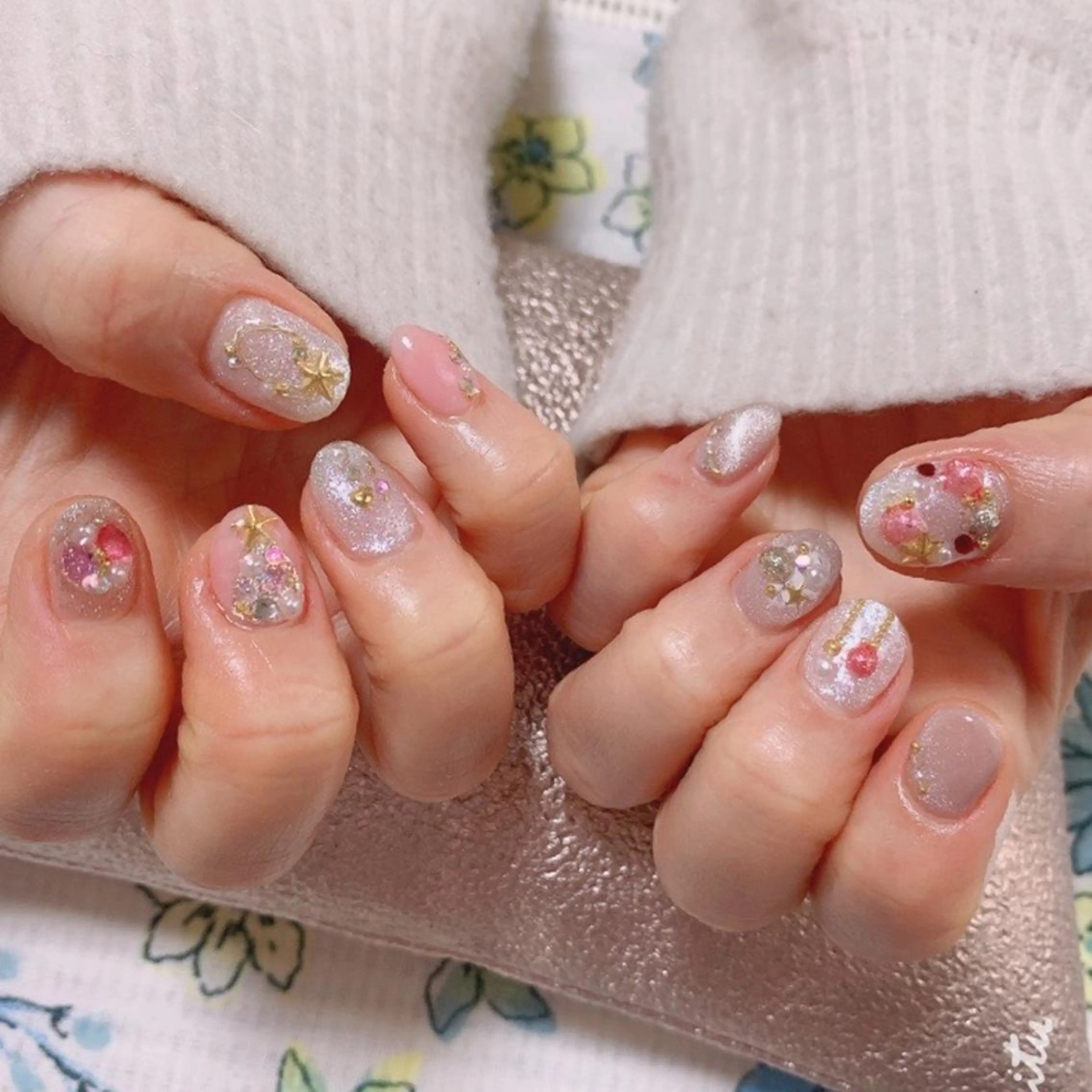 ネイル 冬ネイル クリスマス 林 ✨syousyouのネイルデザイン