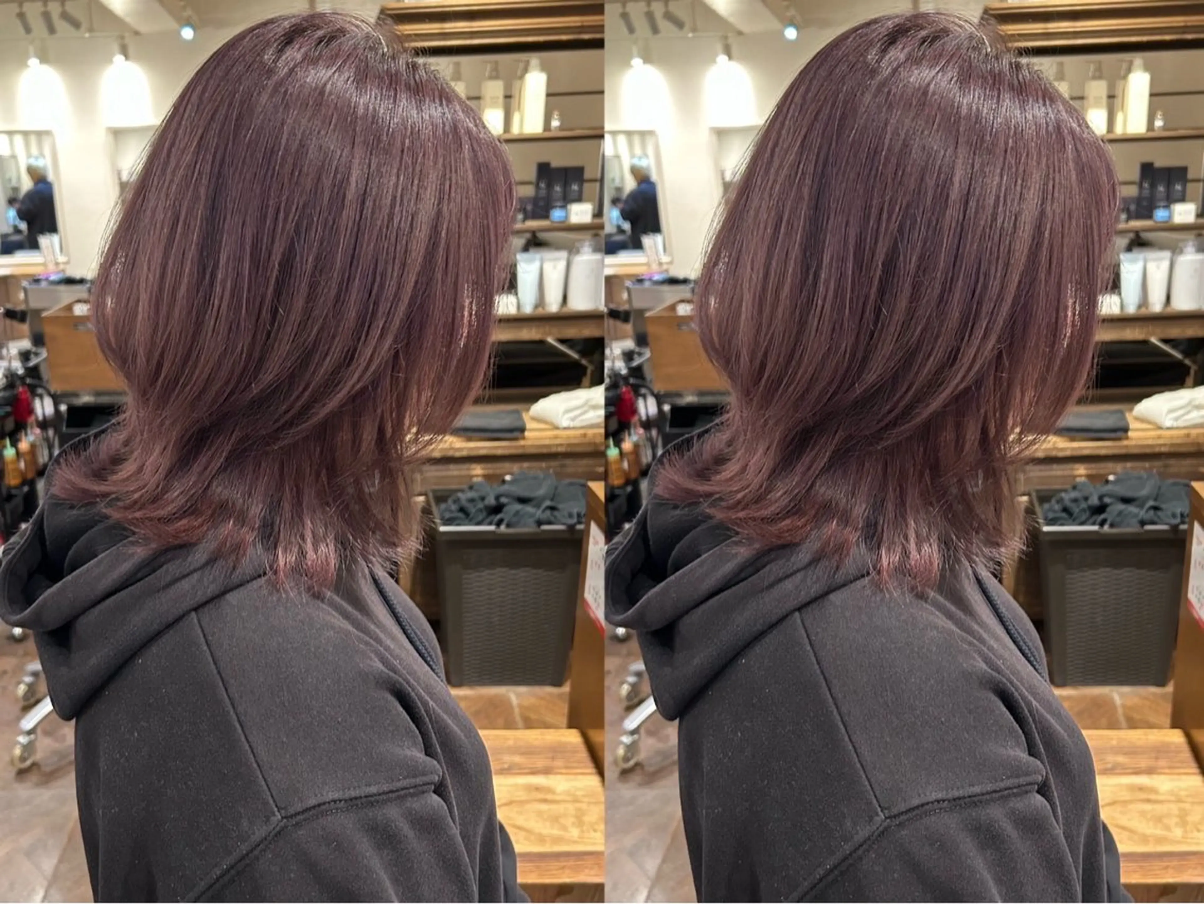 カラー 田中 雅のヘアスタイル