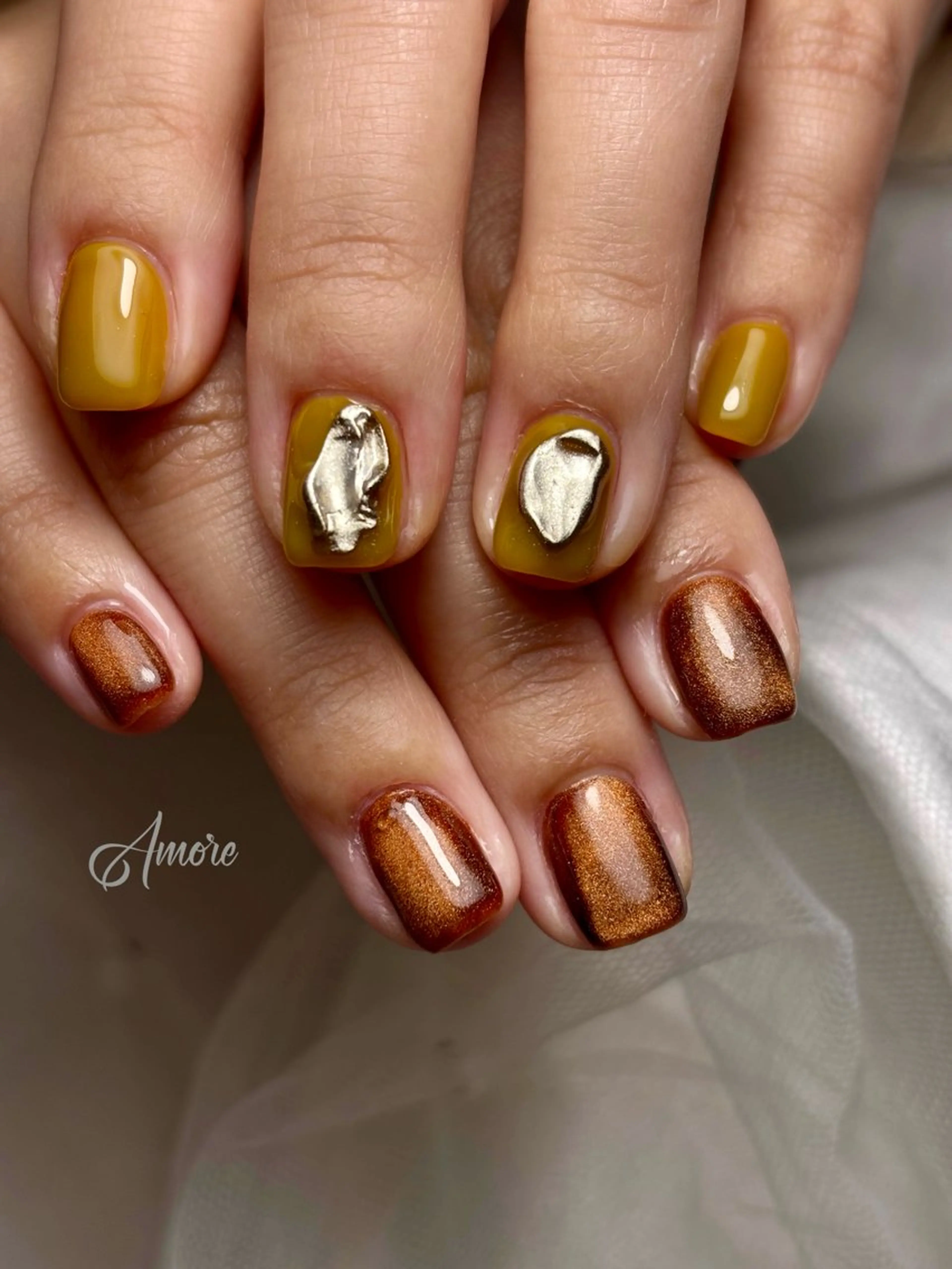 ネイル 桜ネイル ジェルネイル キラキラネイル 韓国ネイル マグネットネイル You kyehwaのネイルデザイン