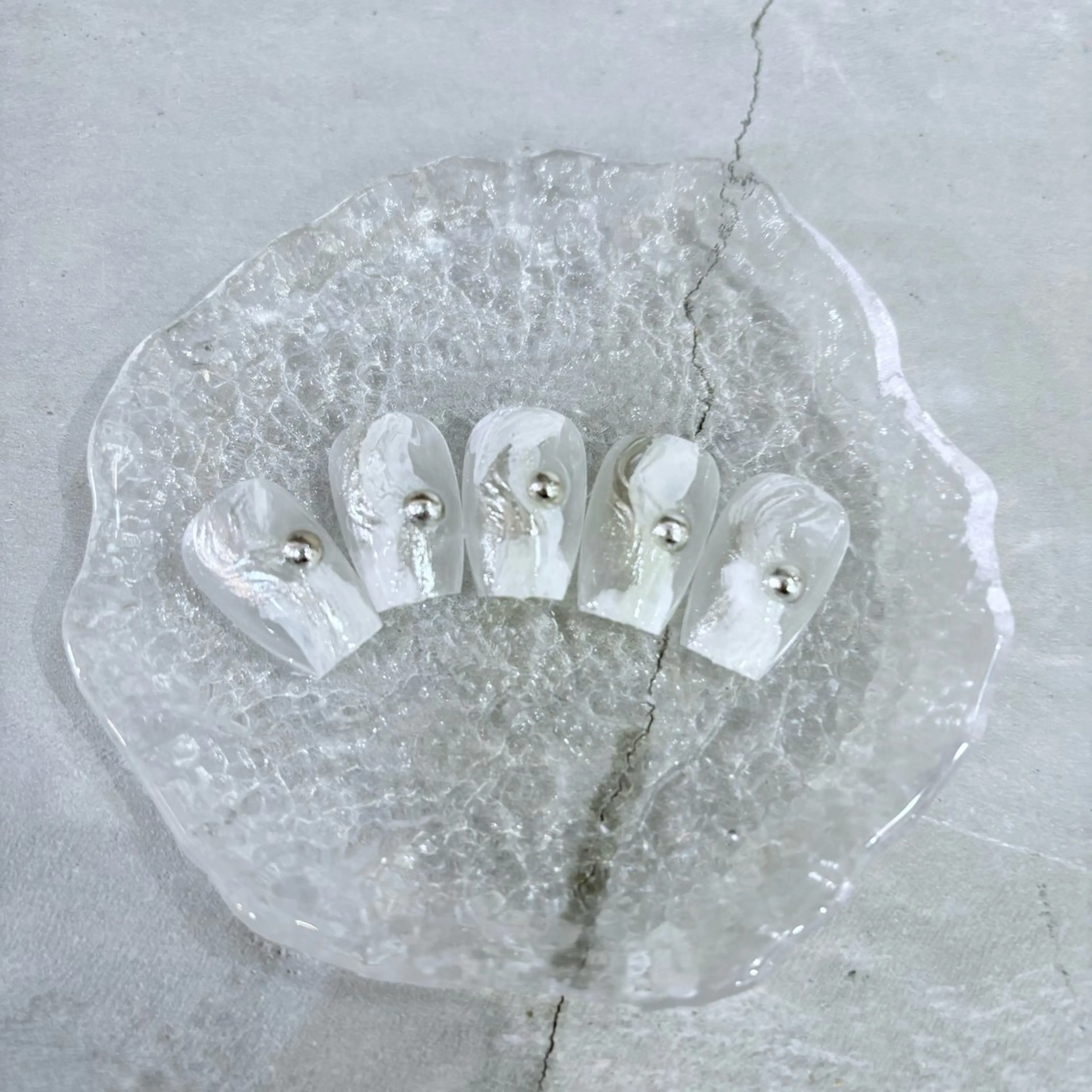 ネイル ニュアンスネイル ストーンネイル vante_aimi .パラジェル取扱店のネイルデザイン