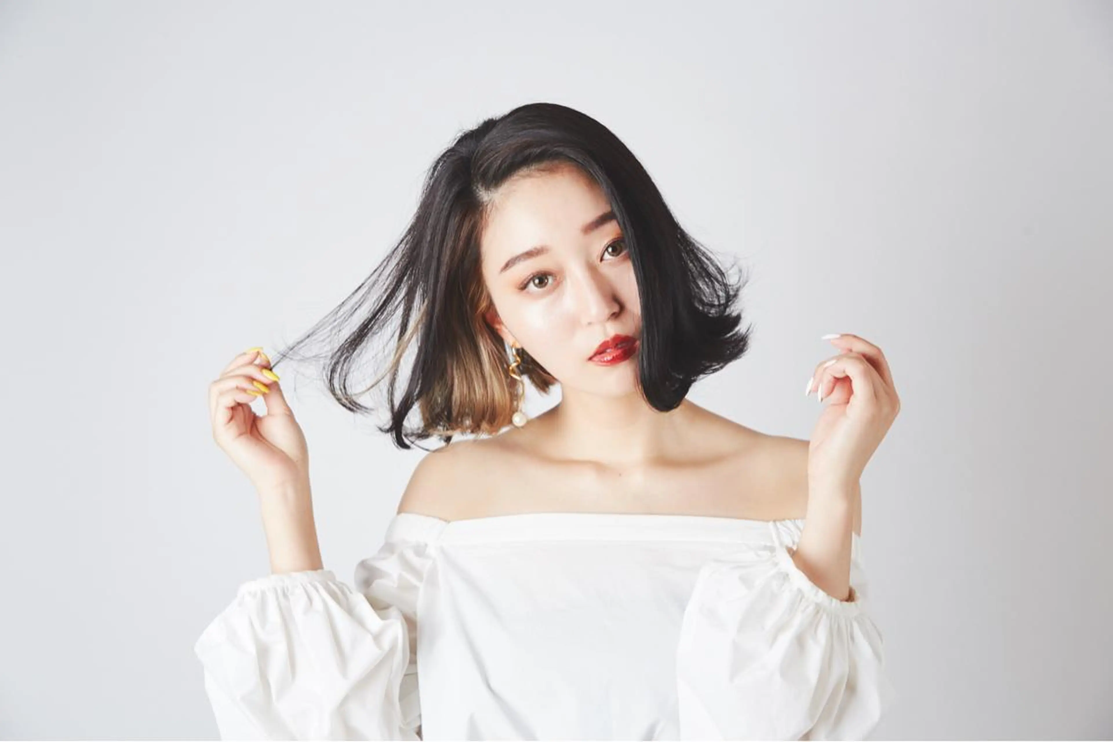 ショート カラー パーマ ヘアアレンジ メンズ キッズ ネイル マツエク・マツパ アティリー 西梅田のヘアスタイル