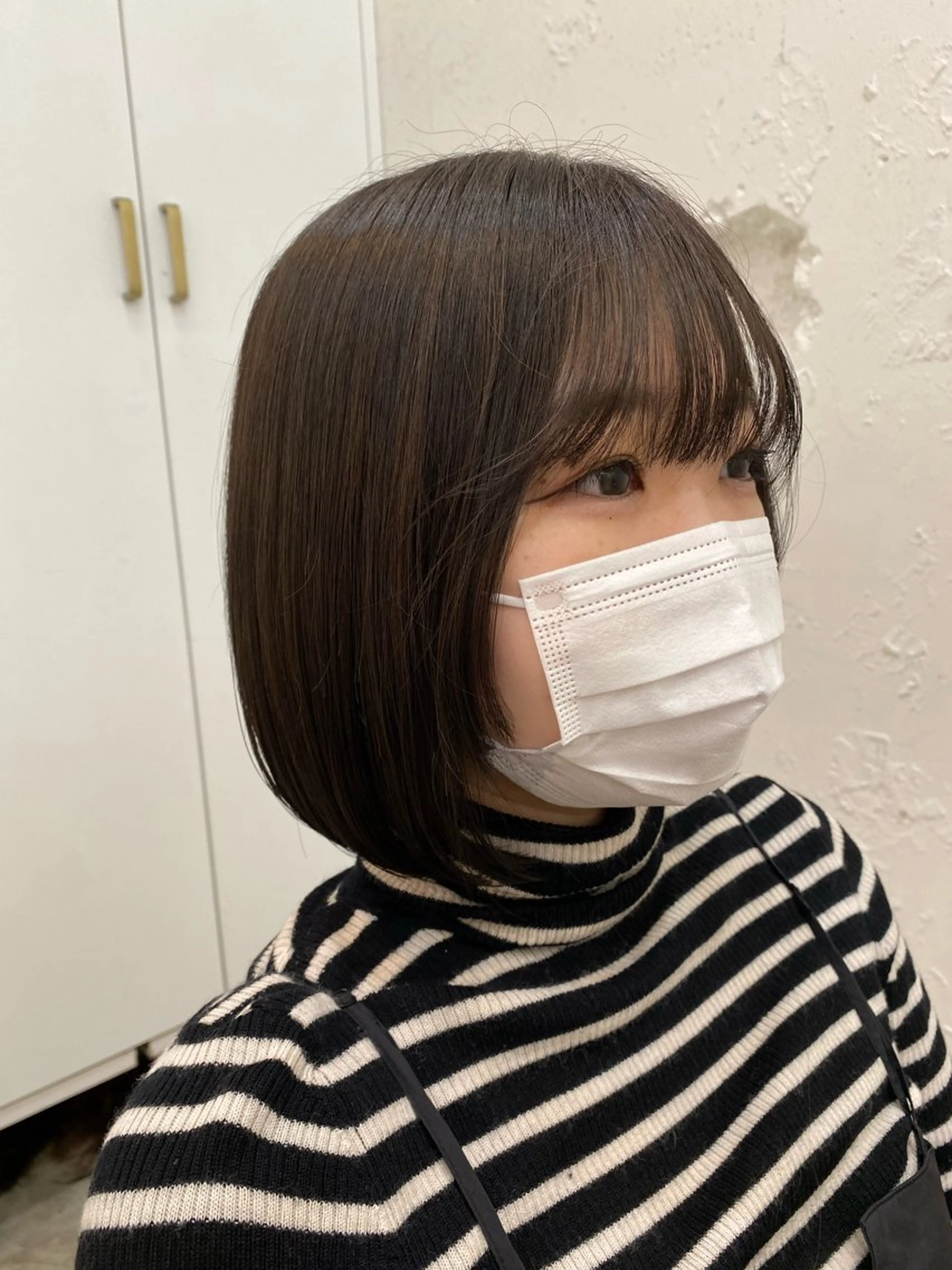 ショート ボブ 顔周りカット ROMMY所属・似合わせヘア 💇🏻‍♀/マリアのヘアスタイル