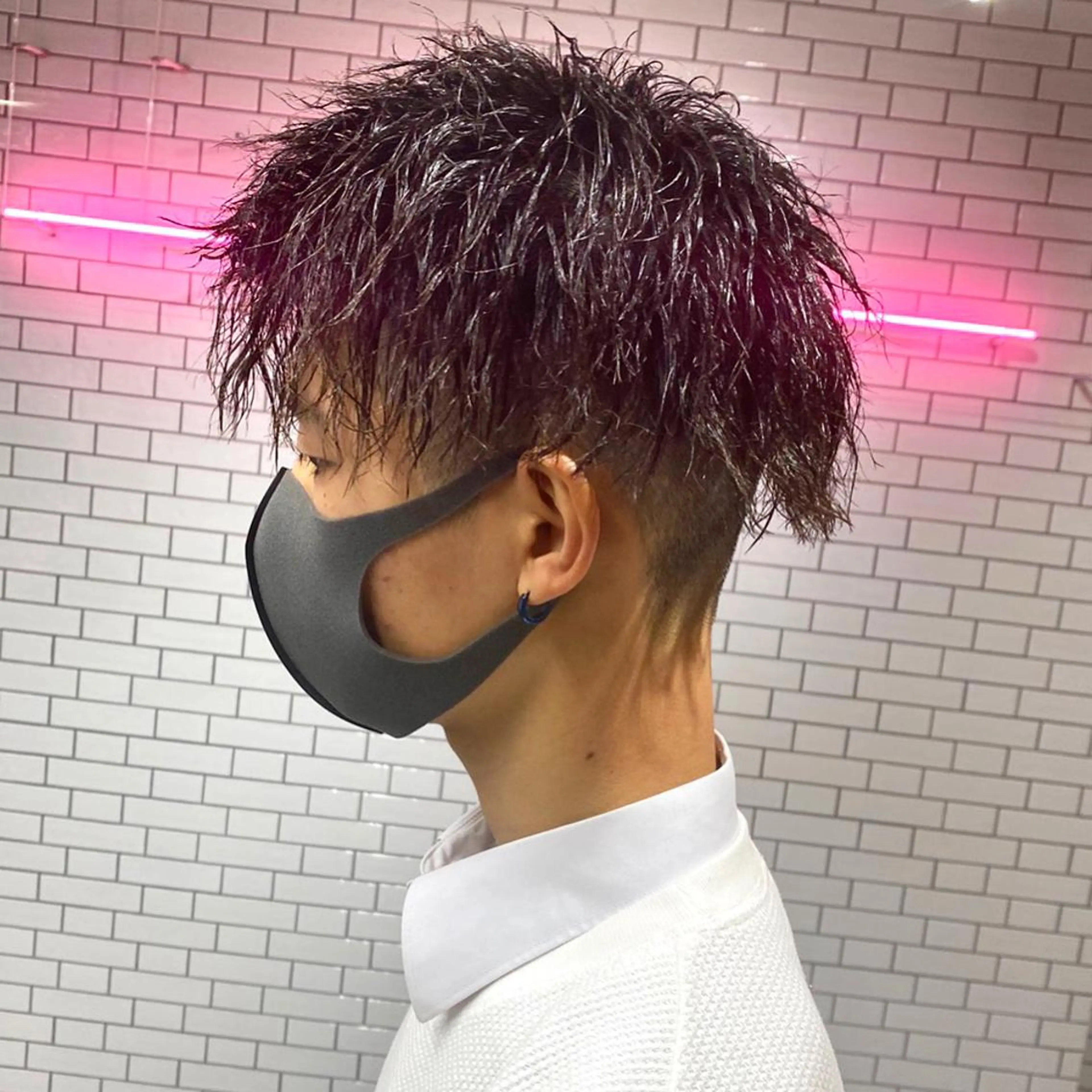 メンズ メンズパーマ メンズツイストパーマ ツイストパーマ BLEUNIR  中崎町所属・梅田中崎町メンズ 美容師ユースケのヘアスタイル