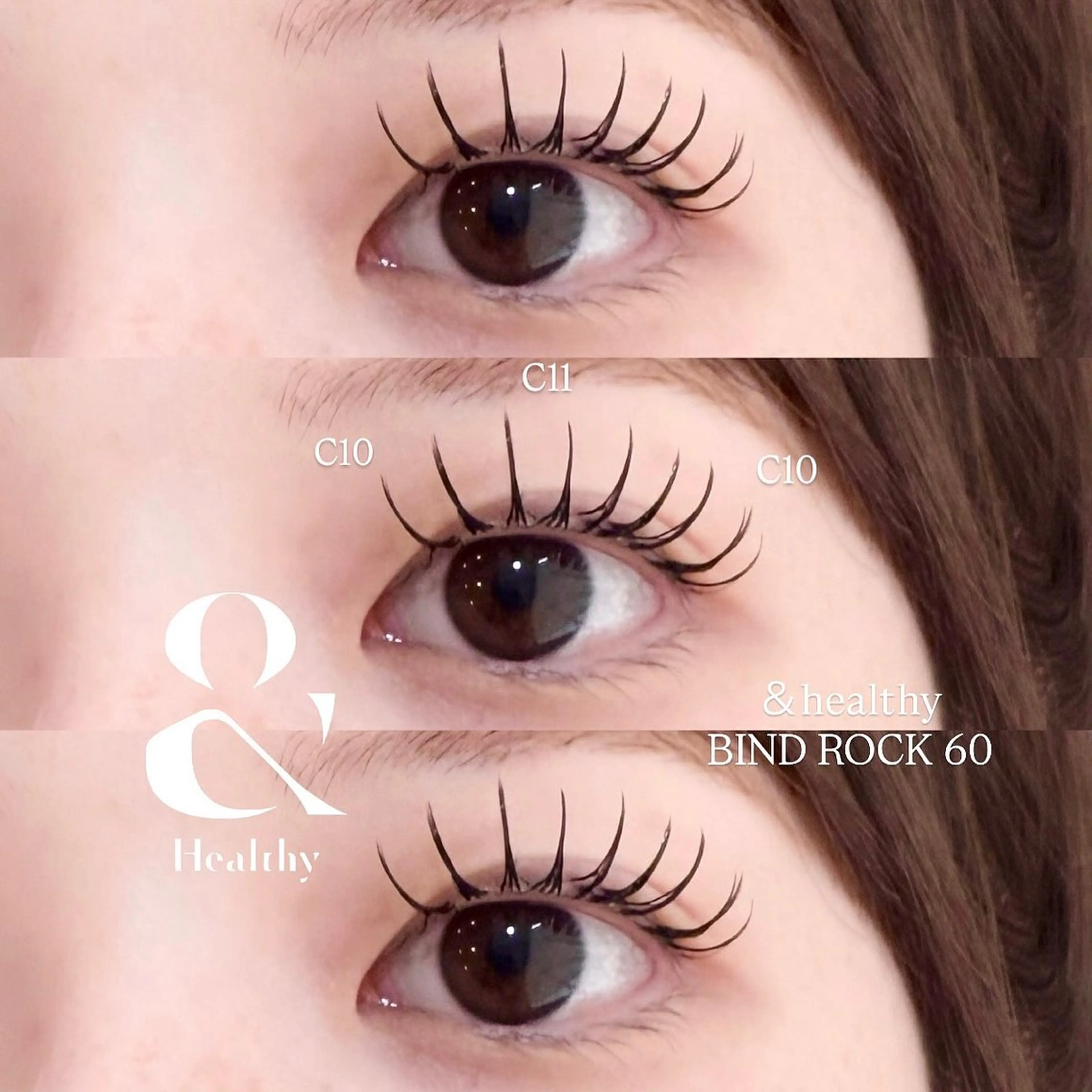 マツエク・マツパ バインドロック マツエク 千島 里歩のマツエク・マツパデザイン