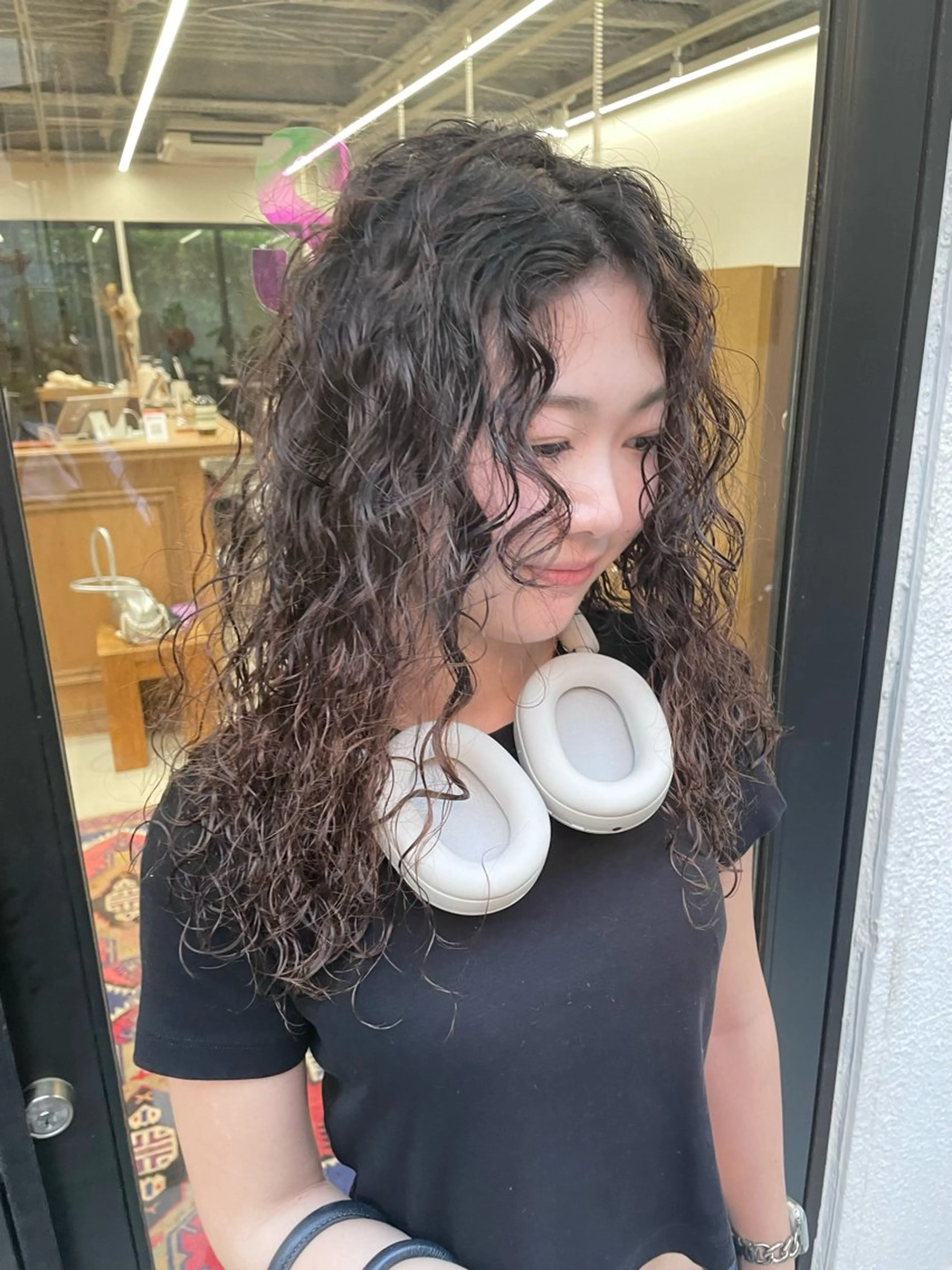 セミロング カラー パーマ ヘアアレンジ メンズ メンズパーマ セミロングパーマ カット パーマ トリートメント tatsumi/ボブ ウルフ/レイヤーのヘアスタイル