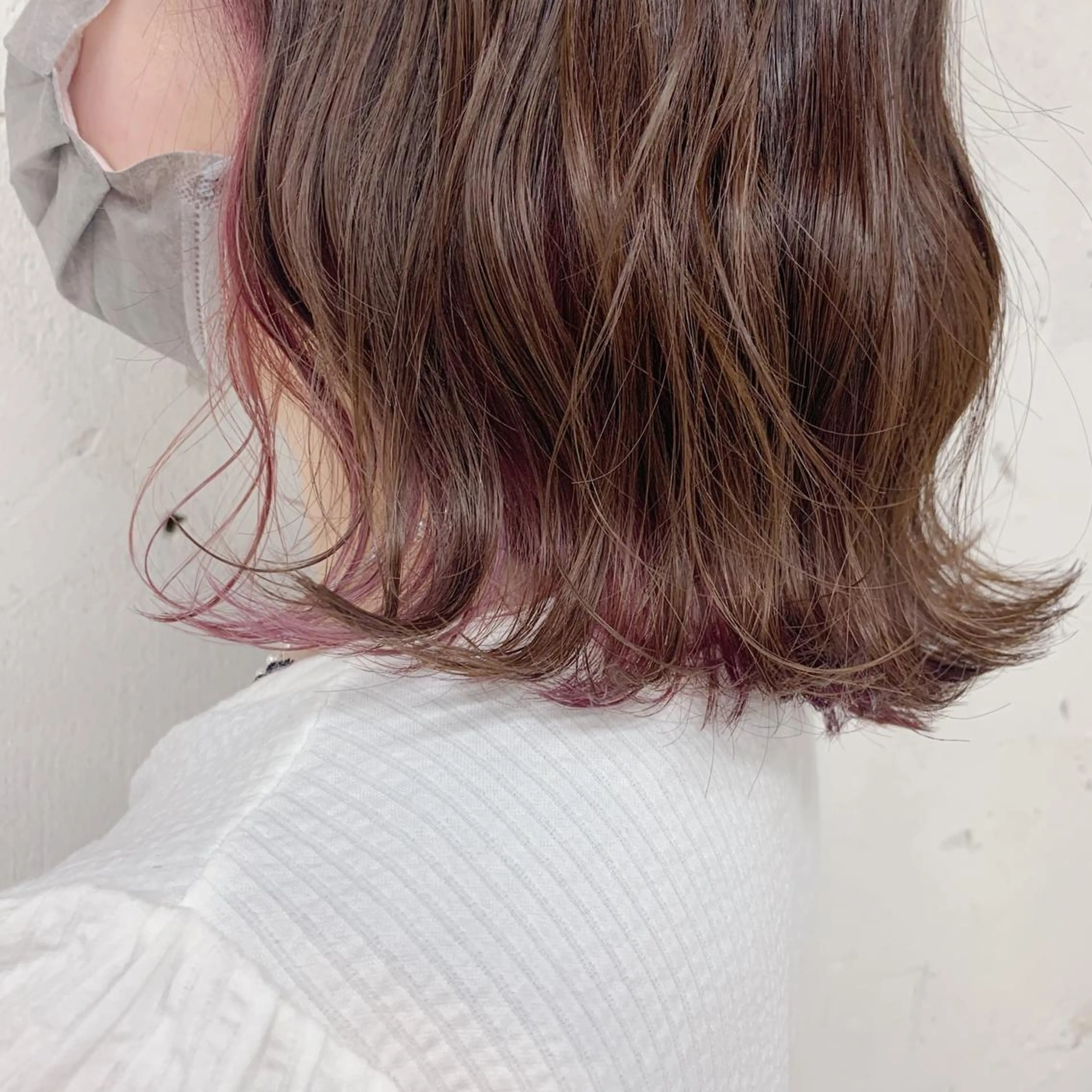 カラー Noele hair atelier(ノエルヘアアトリエ)所属・北上ゆい/個性派/ ナチュラルアレンジのヘアスタイル