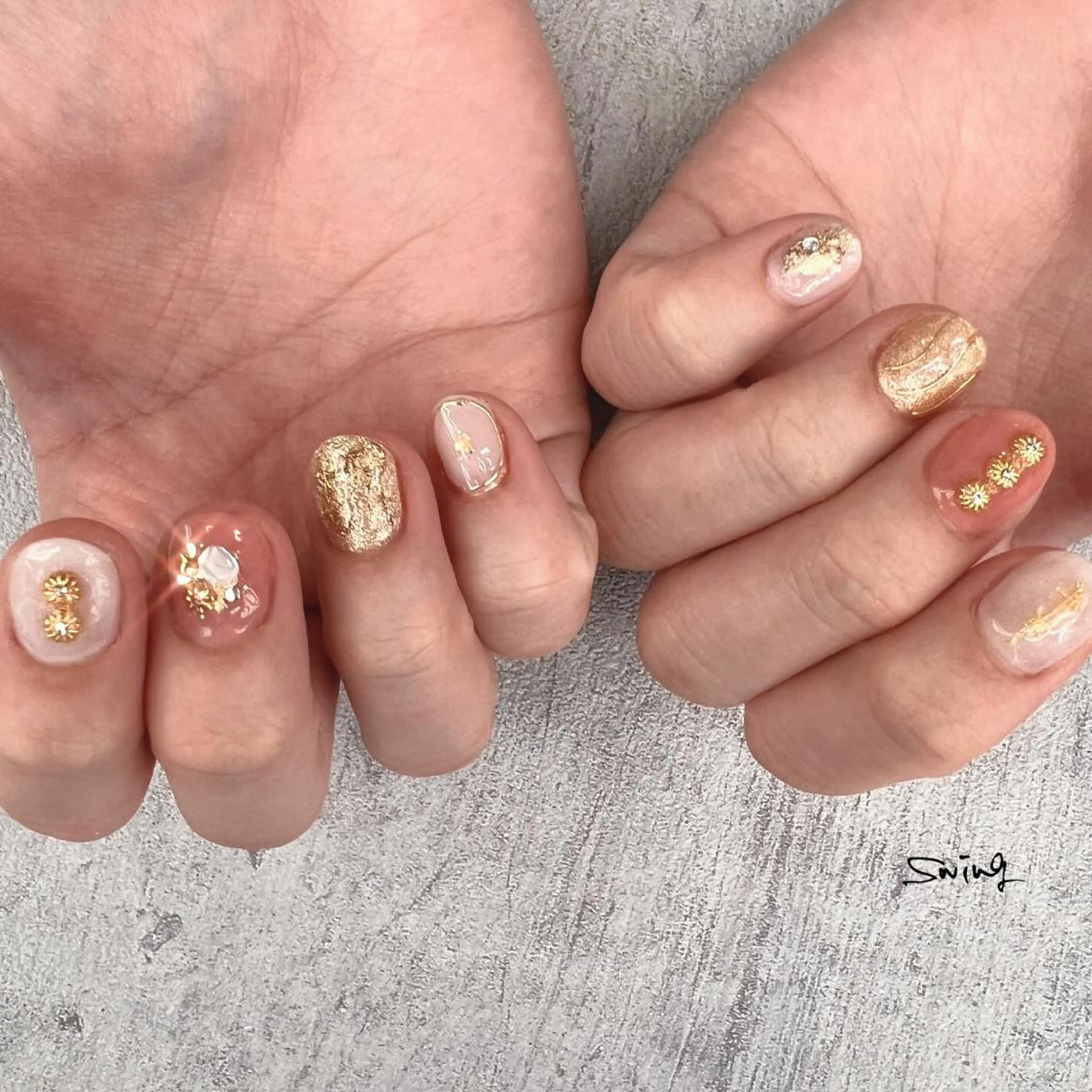 ネイル 卒業式 SWING Nail Salon所属・Yoshida Takakoのネイルデザイン
