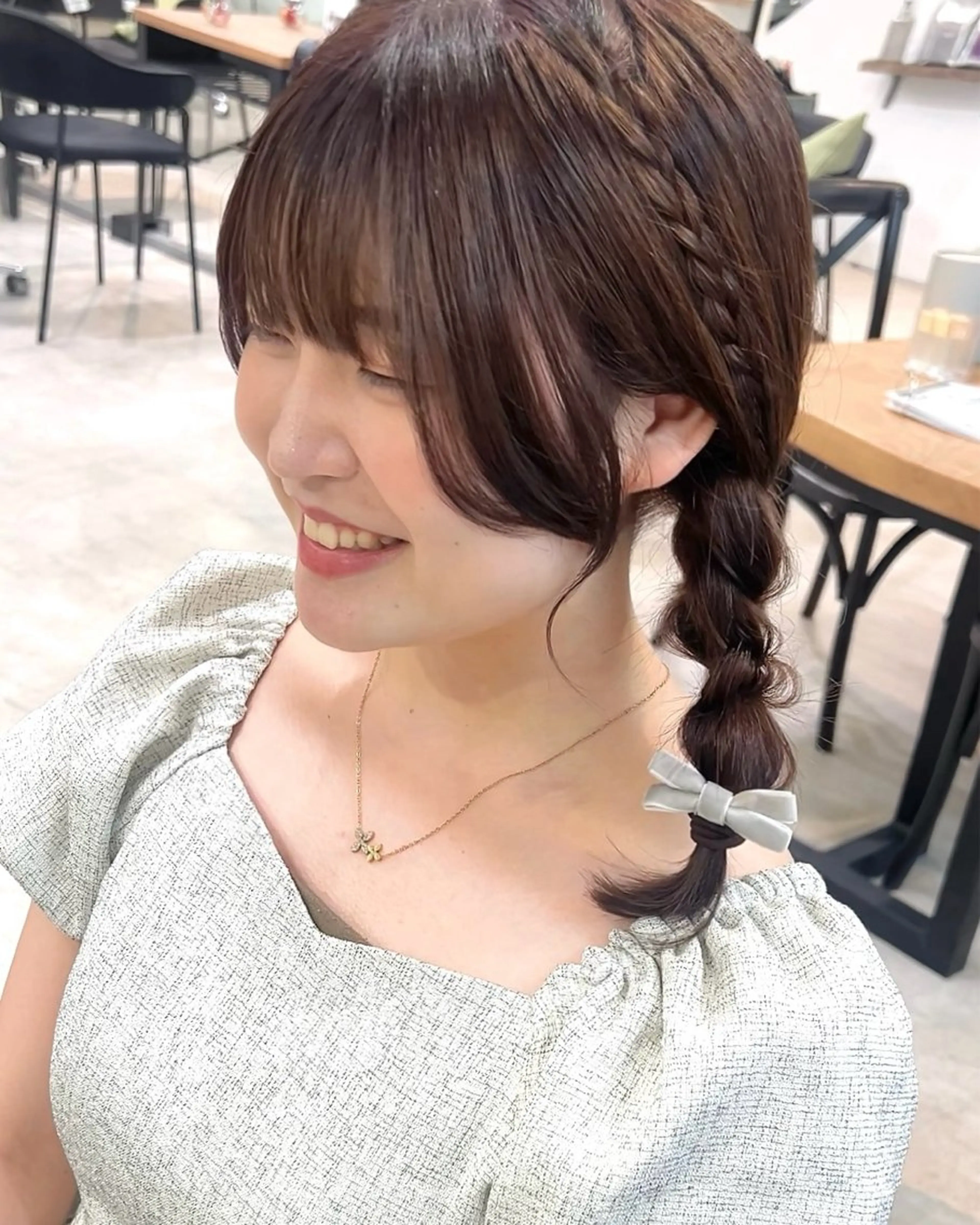 セミロング ヘアセット 🎀 美髪/モテヘア /まい 🎀のヘアスタイル