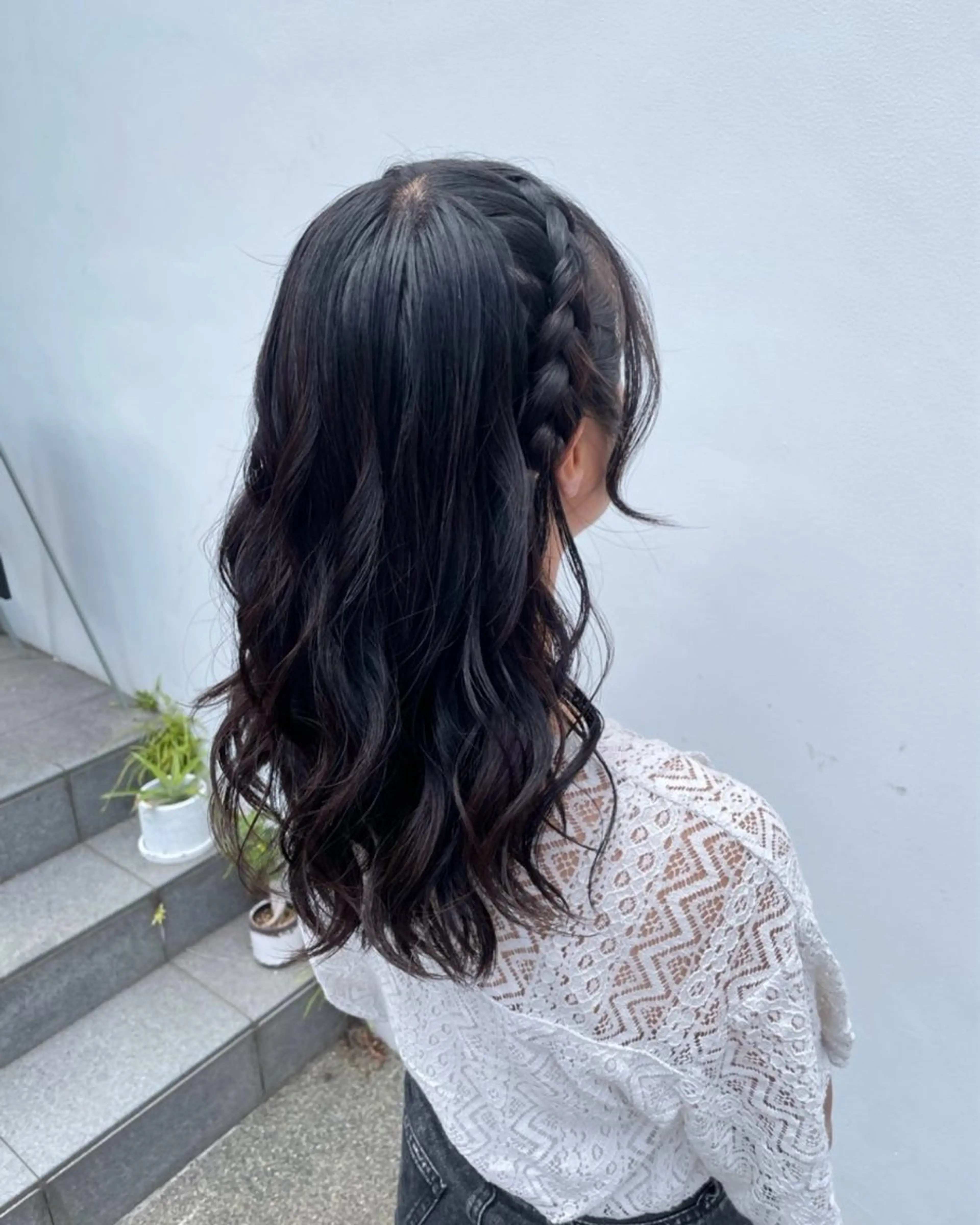 ヘアアレンジ ヘアセット 速水 ゆきののヘアスタイル
