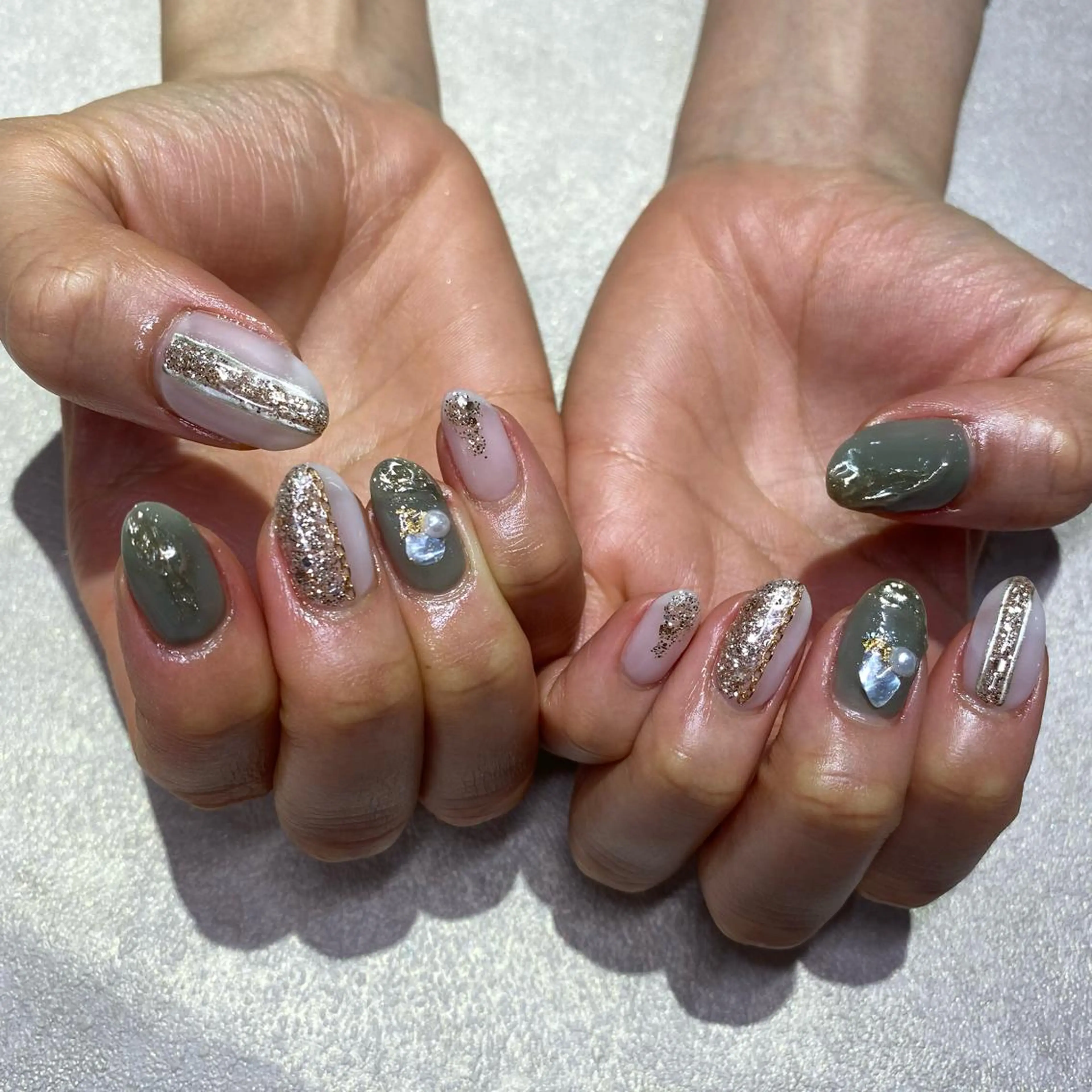 ネイル Amber21.所属・Nagahama Akariのネイルデザイン