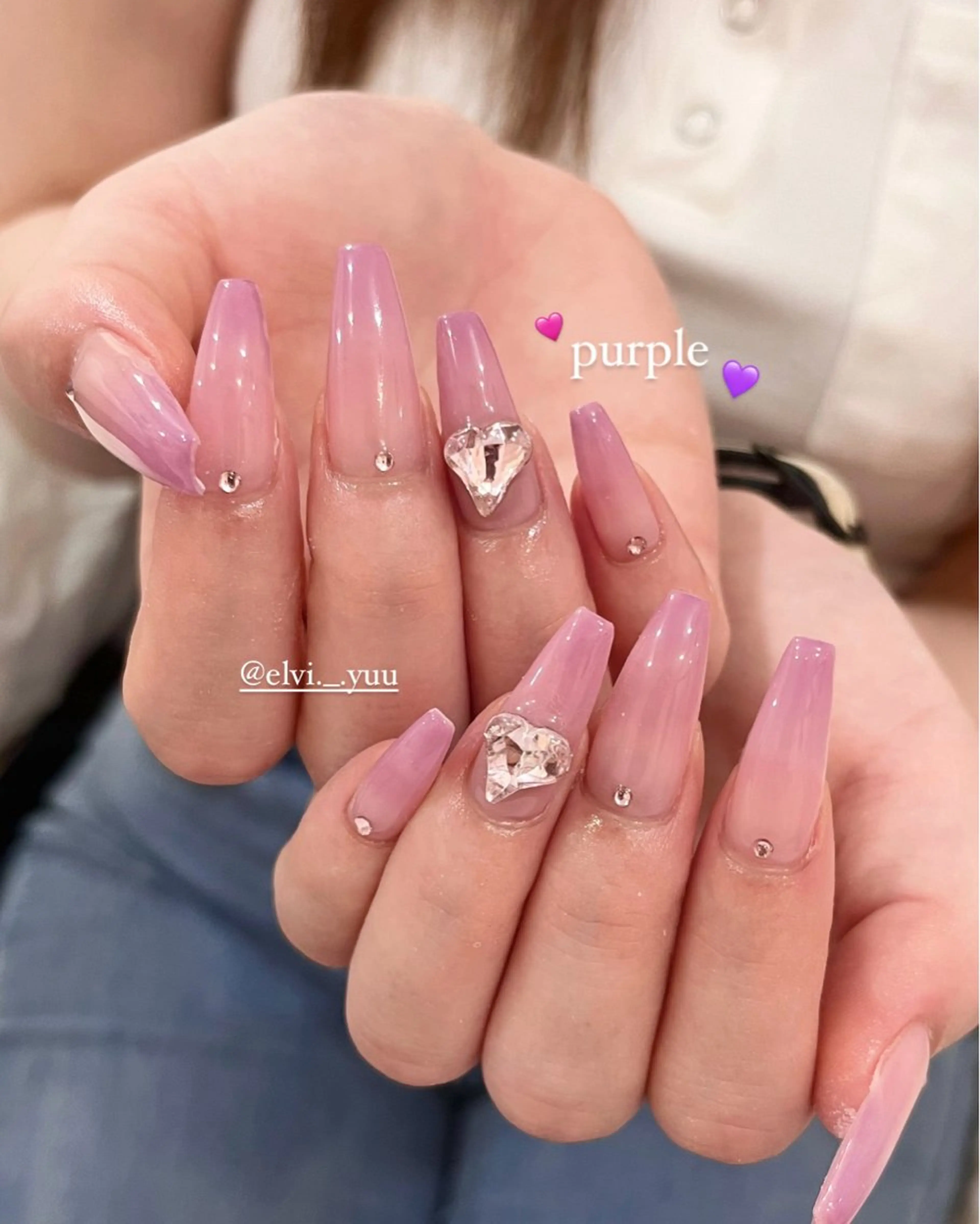 ネイル ハート SALON ELVI.所属・SALON ELVI.のネイルデザイン