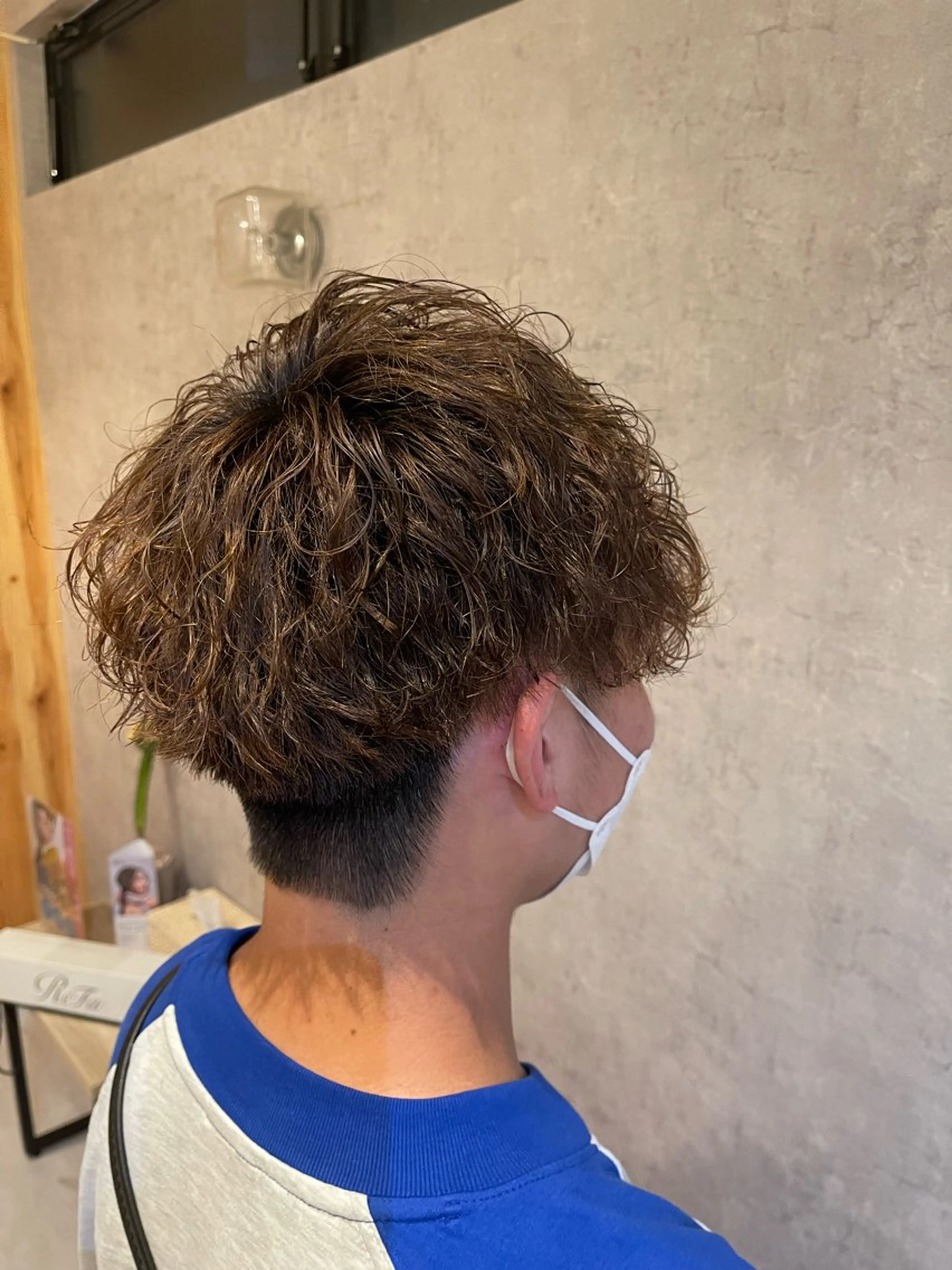 【メンズクーポン】カット+ナチュラルパーマ+炭酸シャンプーの写真