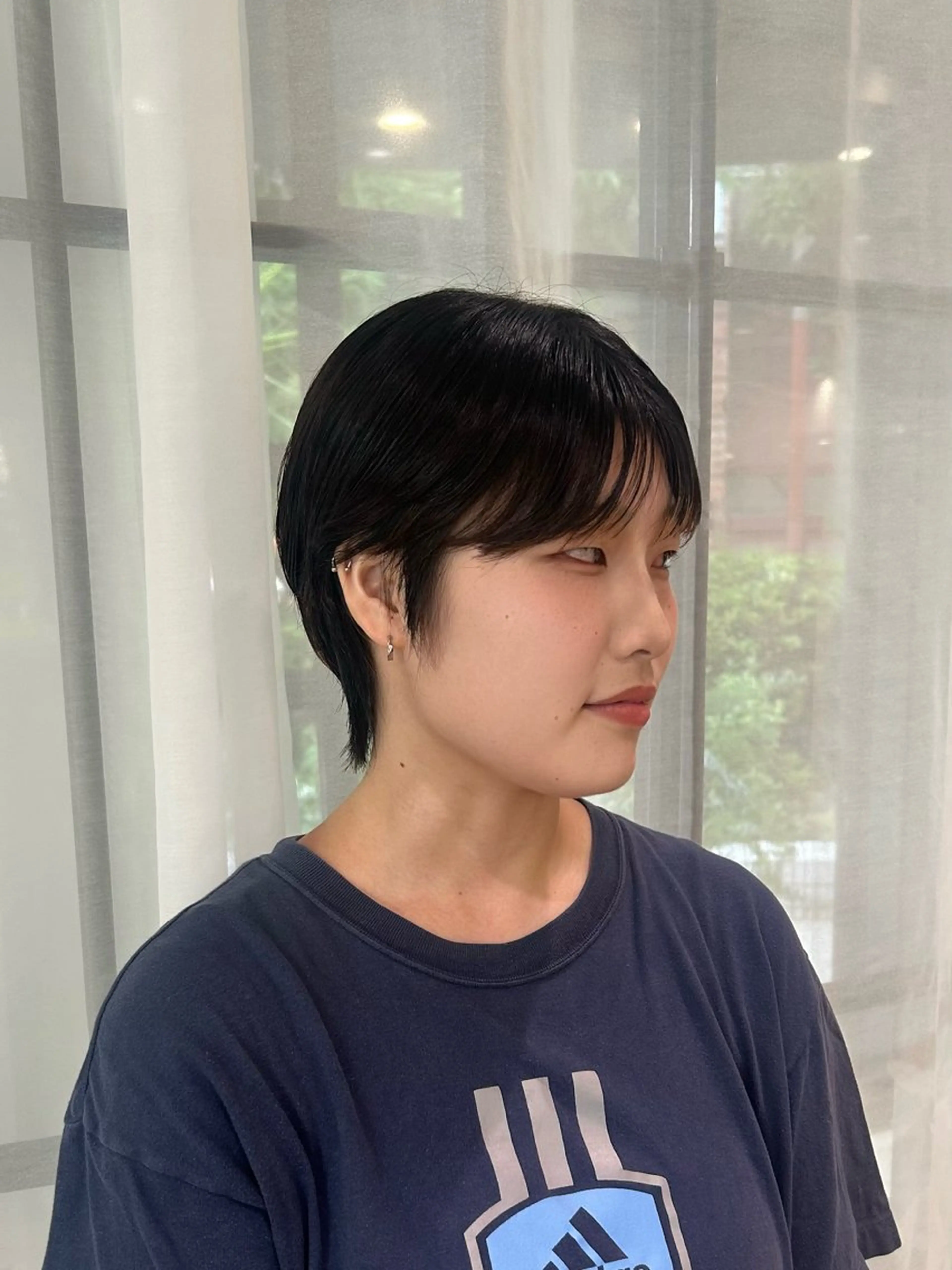 ショート ハンサムショート ショートヘア カット パーマ ボブレイヤー/ ブリーチ/miyuuのヘアスタイル