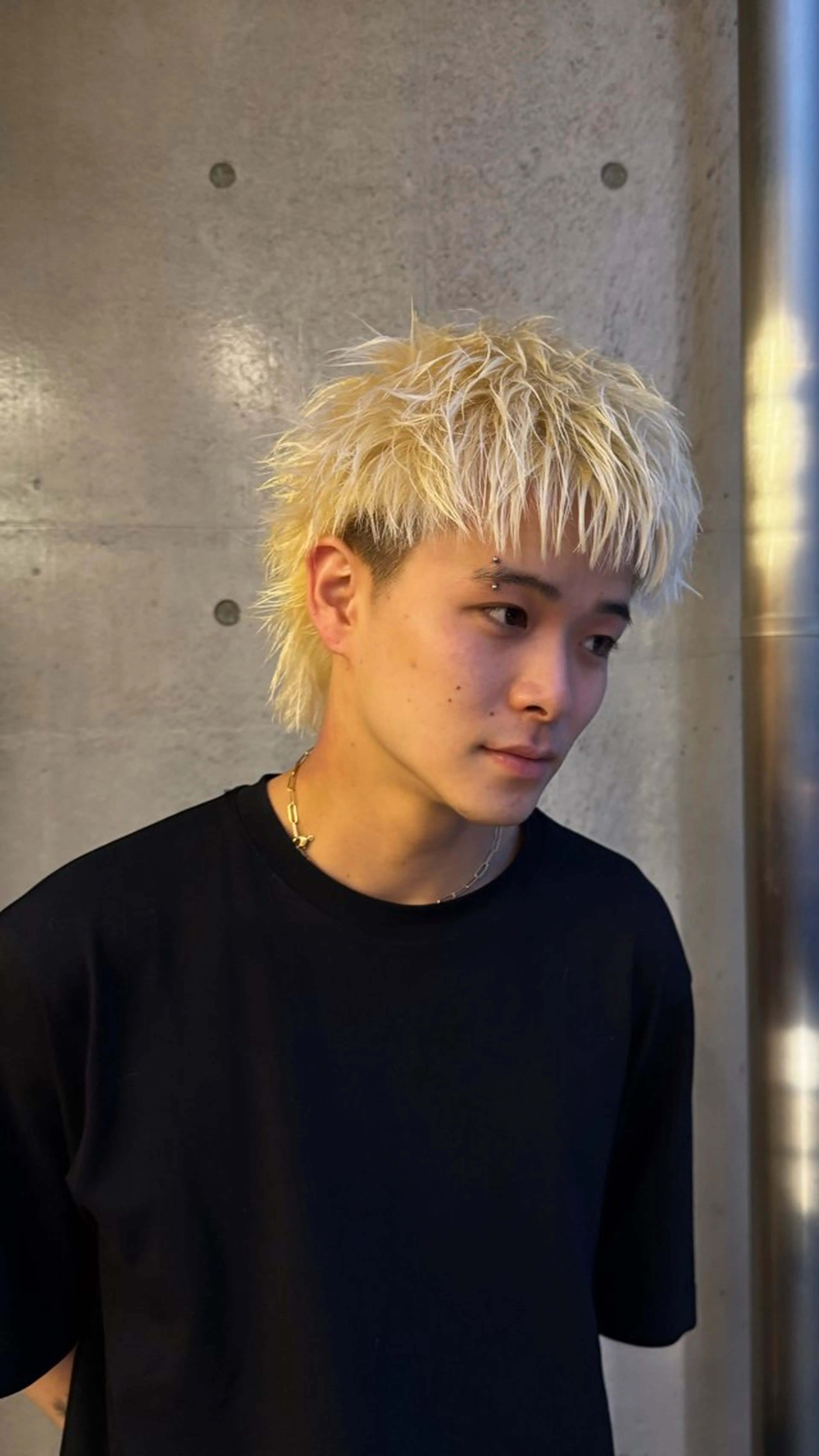 カラー メンズ ヘアカラー sora/ハイトーン /透明感カラー🫧のヘアスタイル