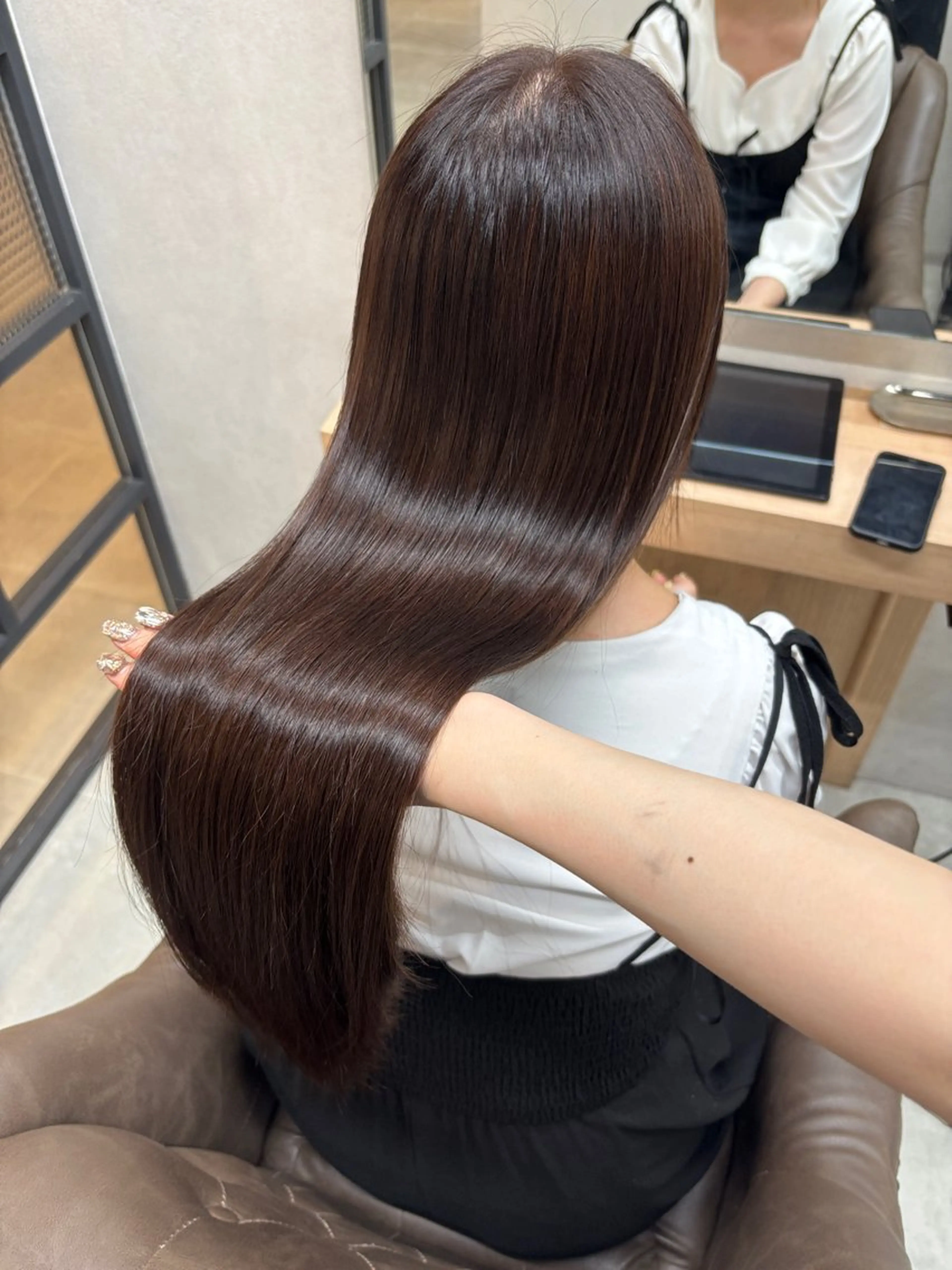 ロング 縮毛矯正 HARUKA🍒 toccaのヘアスタイル