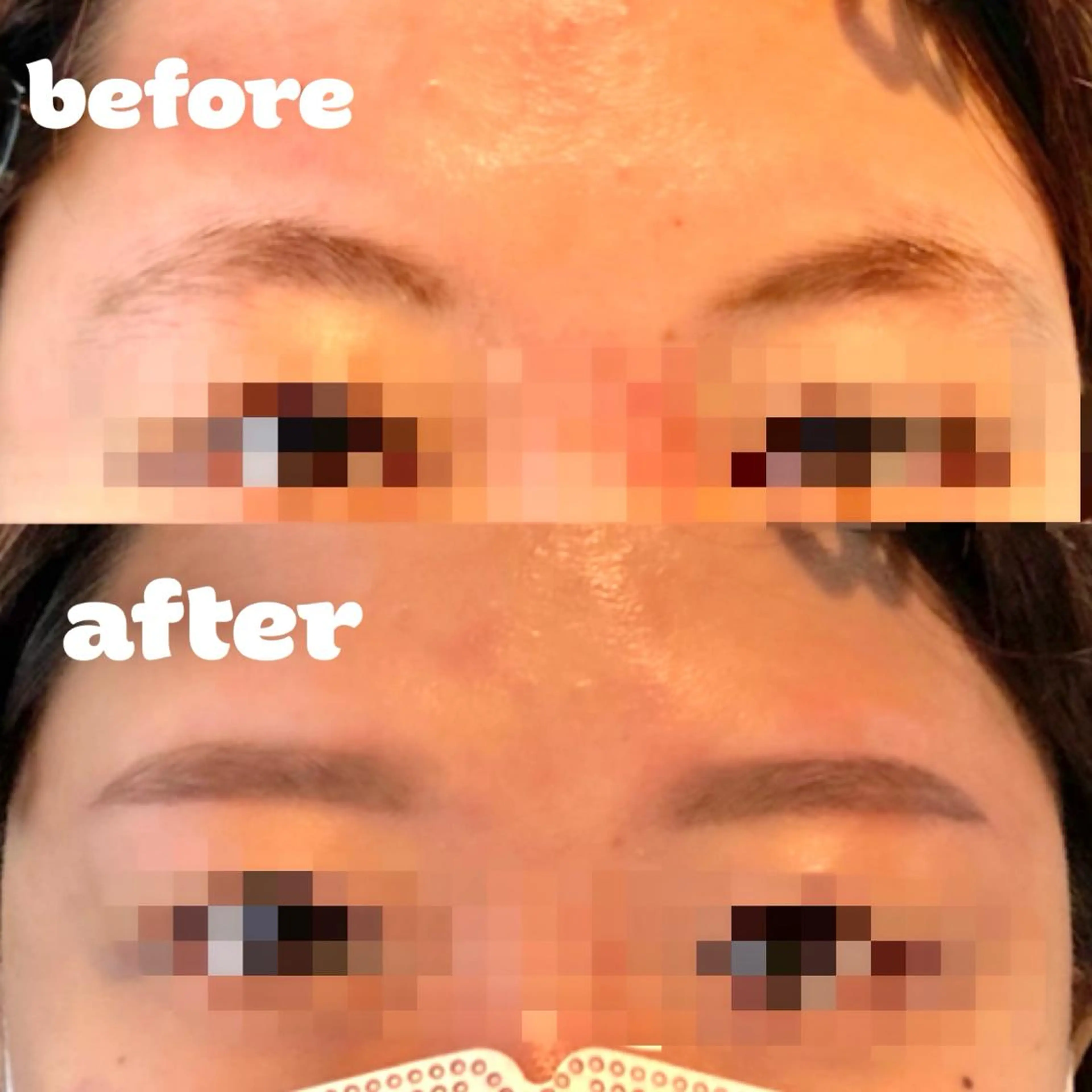 アイブロウ 眉毛ワックス脱毛 cureアイラッシュ 🌹YUZU🌹のマツエク・マツパデザイン