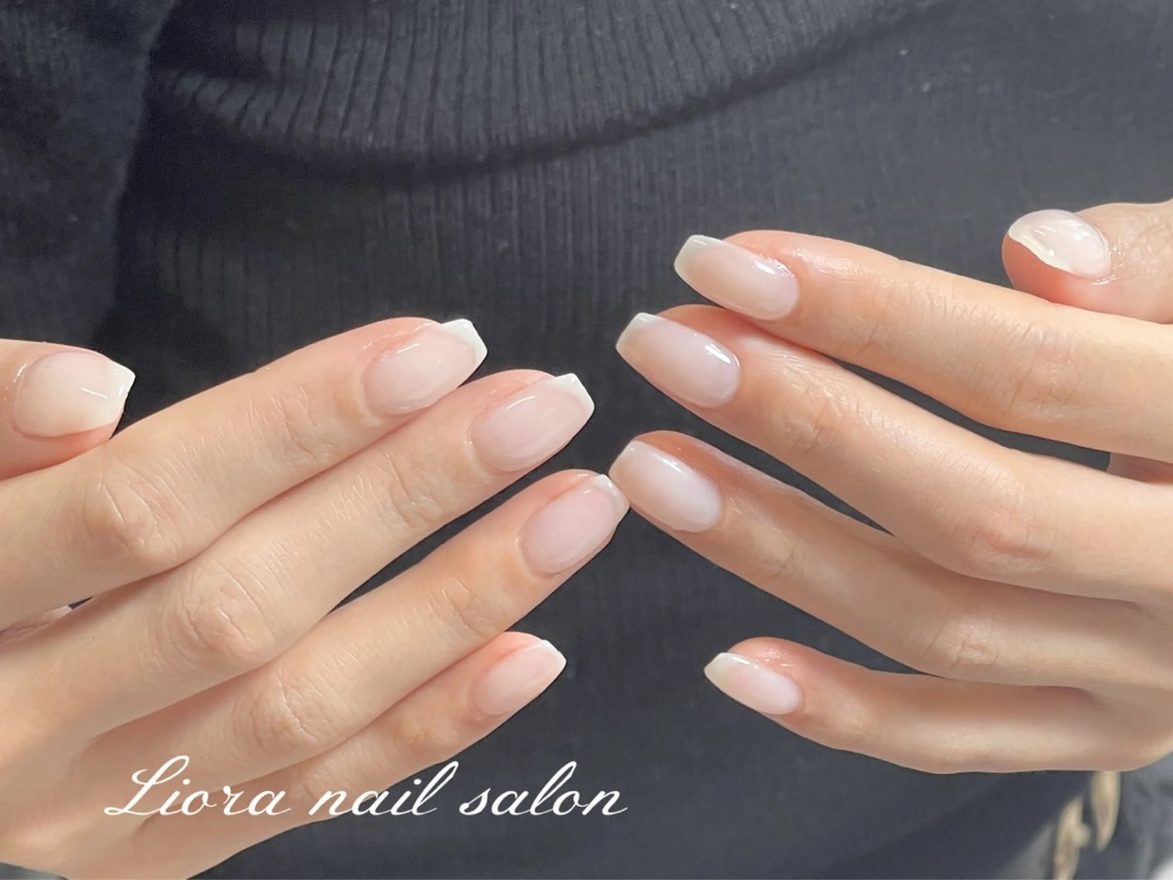 ネイル チークネイル フットネイル フレンチネイル ジェルネイル ガーリー ハンドネイル Liora nail 1のネイルデザイン