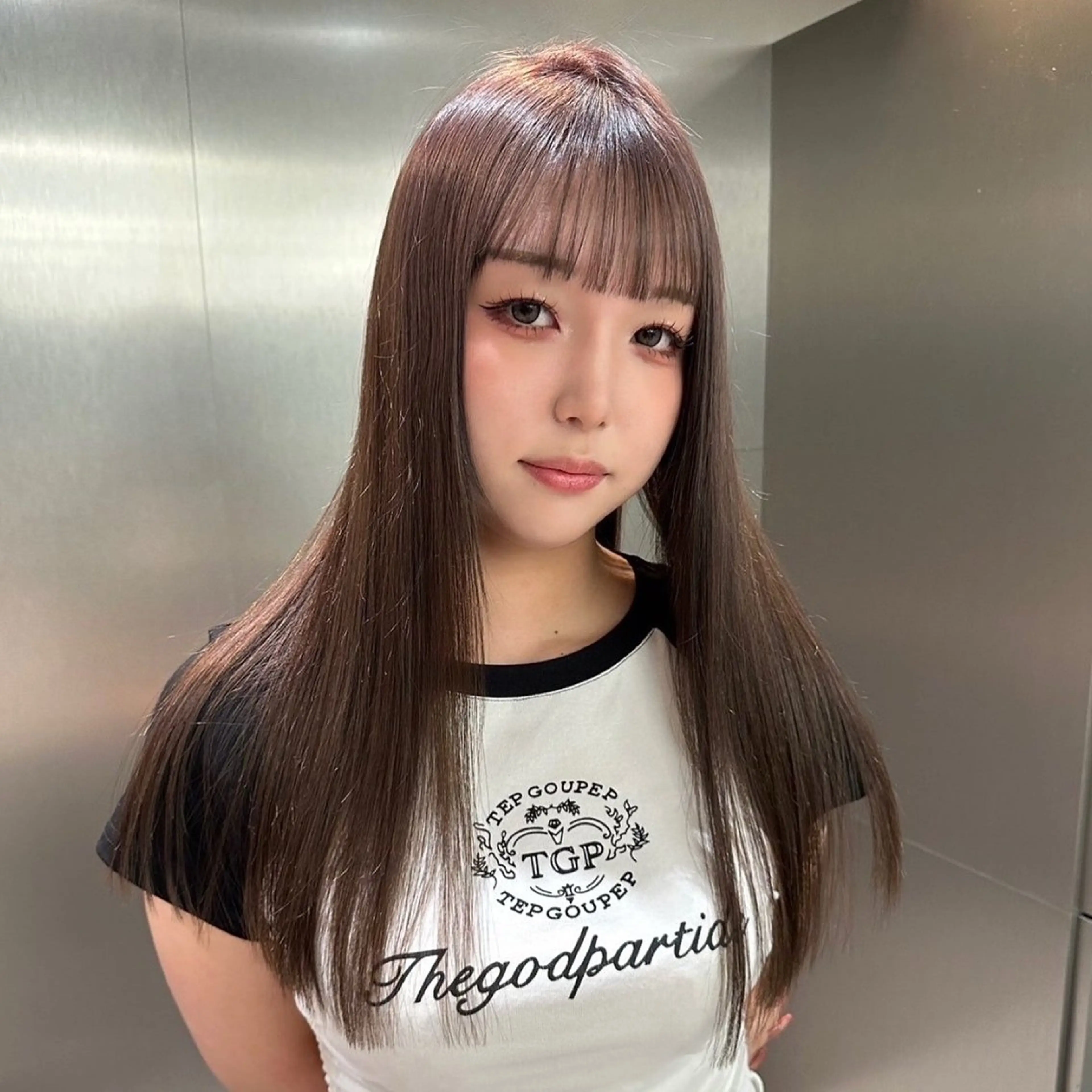 セミロング 🤍Suzuka🤍 ハイトーン/ブリーチのヘアスタイル