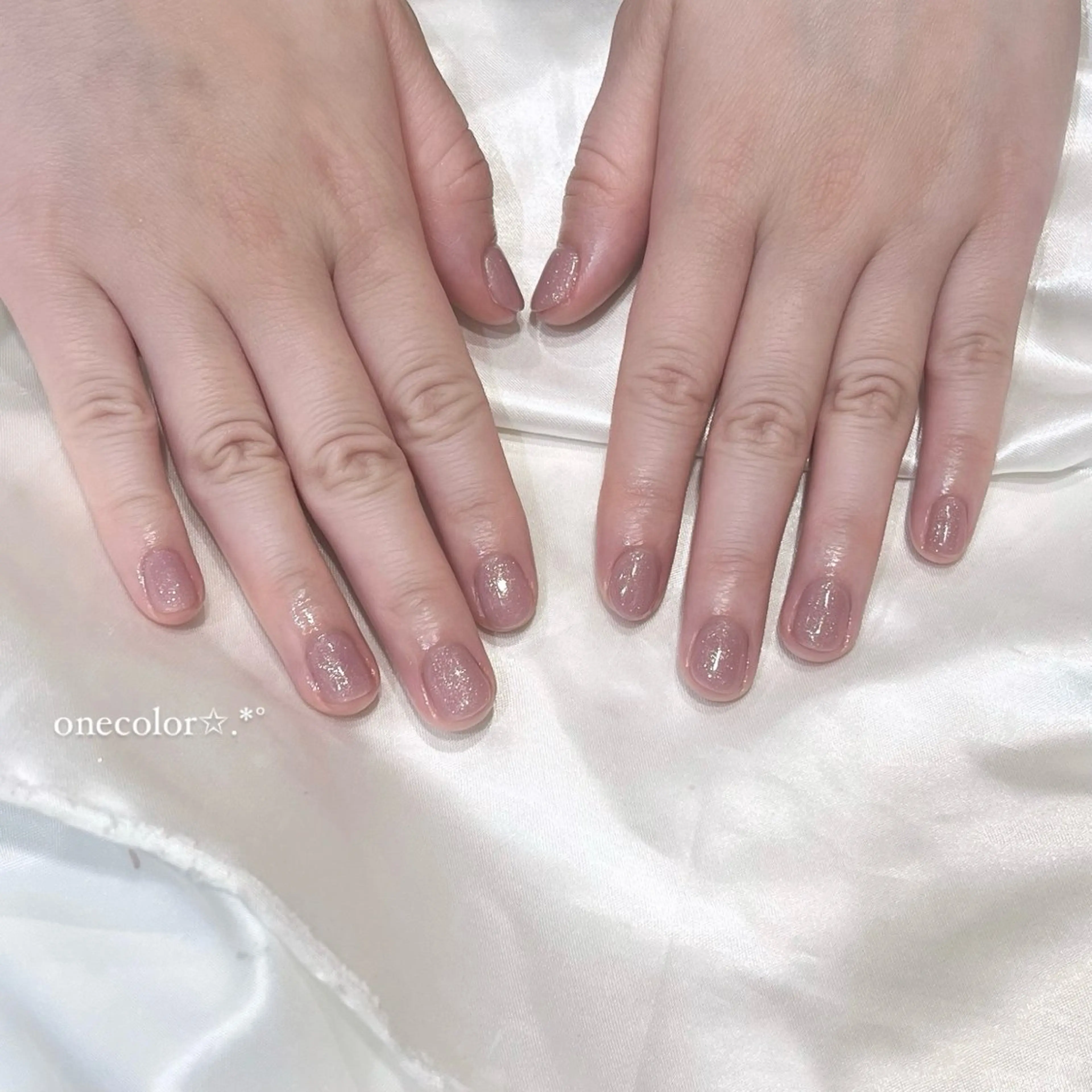 ネイル ラメ(グリッター) ピンク aoi ♡のネイルデザイン