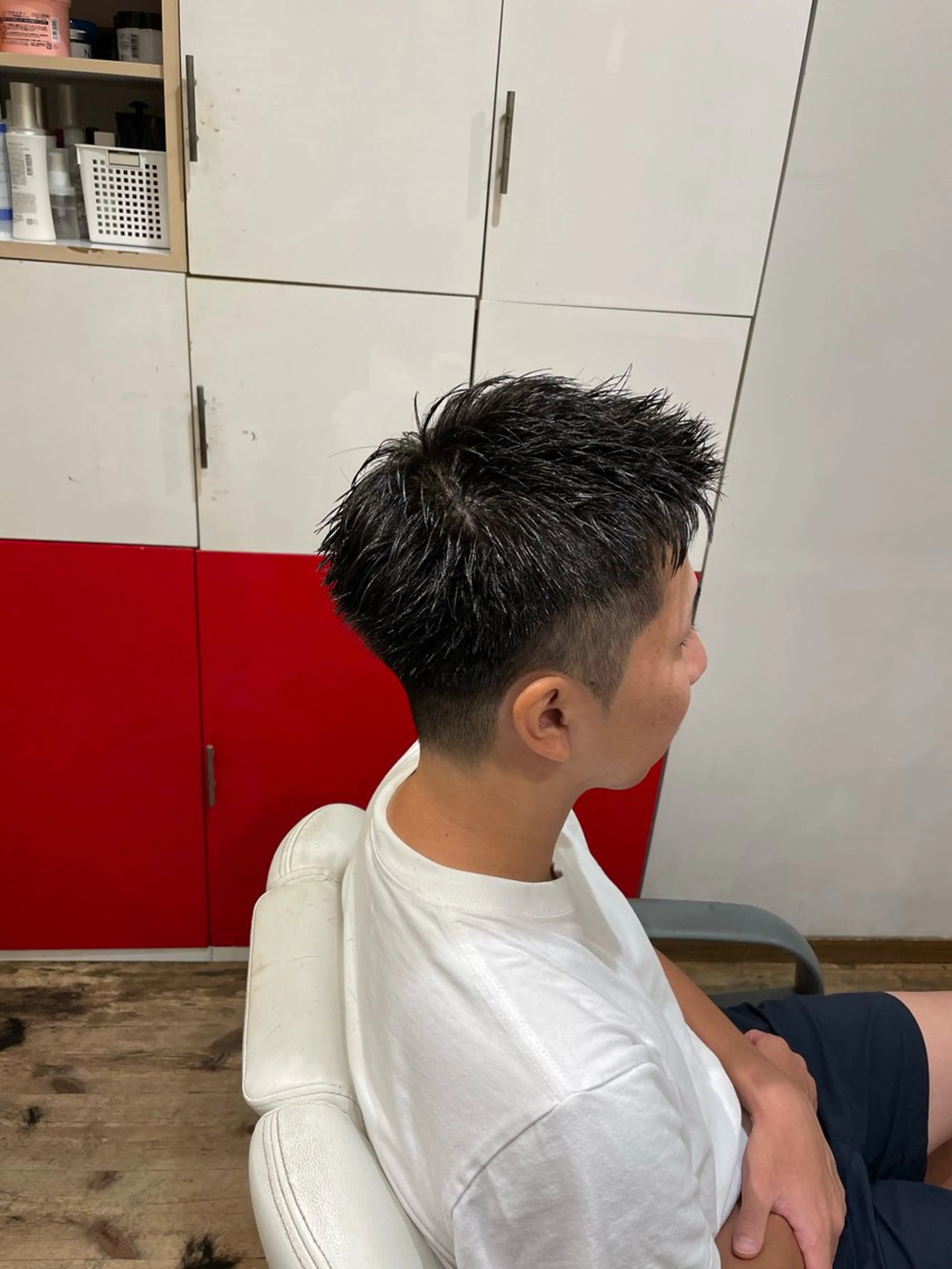 ショート メンズ 椿 大輔のヘアスタイル