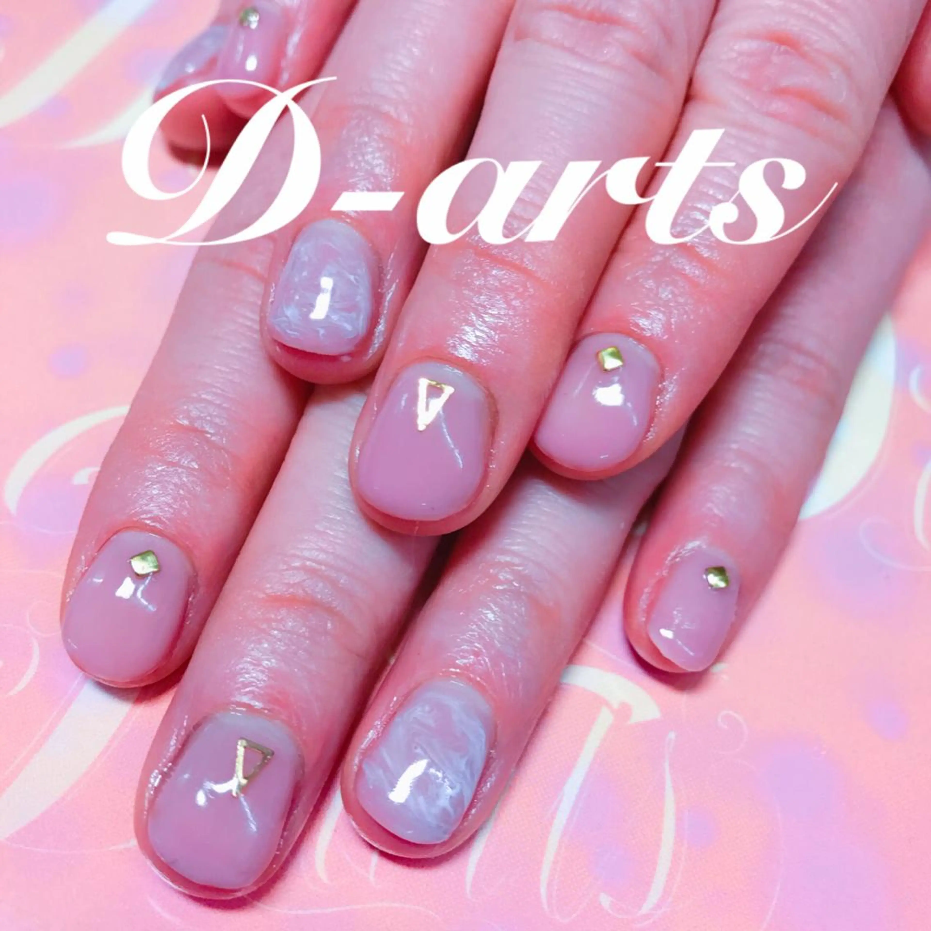 ネイル 大理石ネイル(マーブル) S&S 村田小百合のネイルデザイン