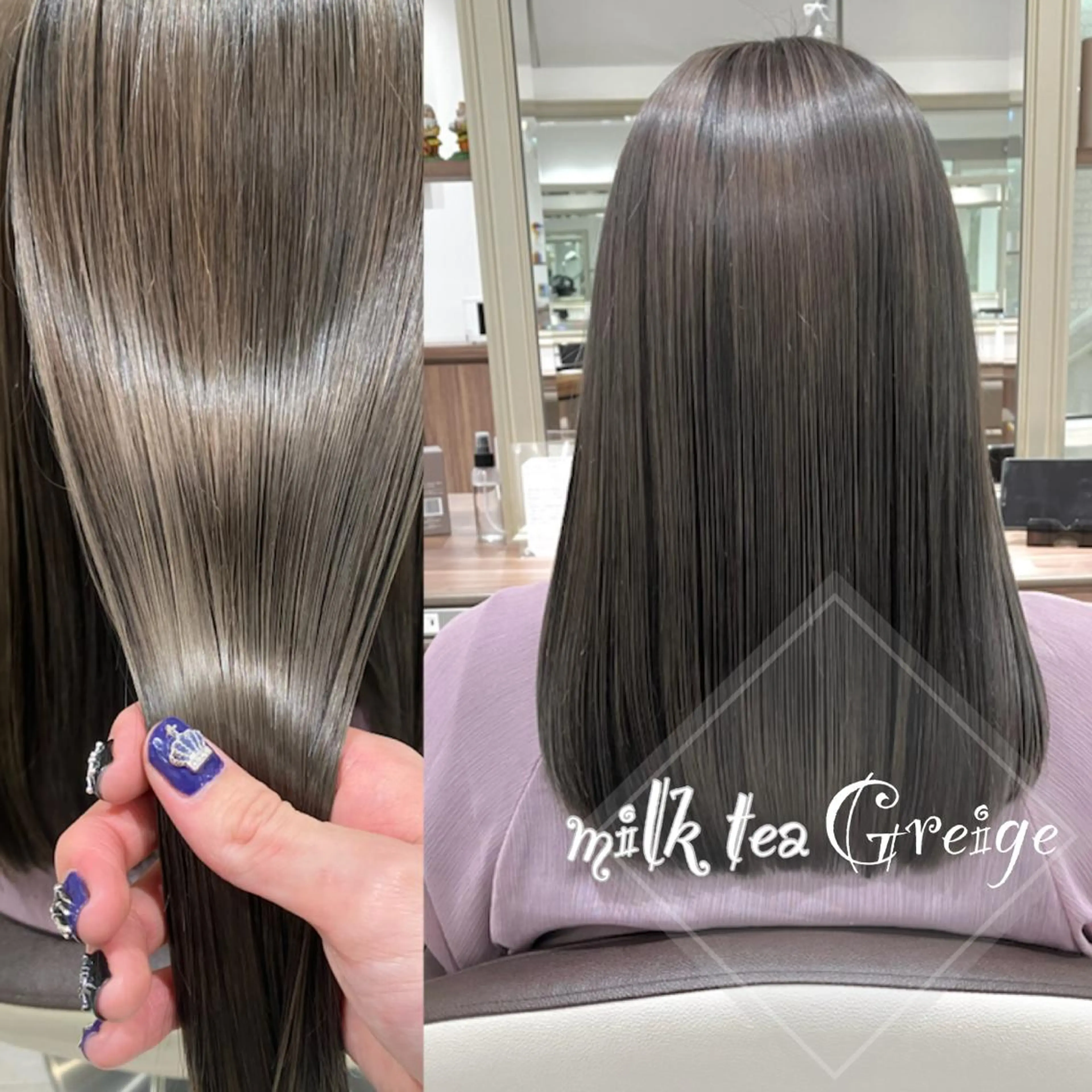 ロング カラー ヘアカラー Re:st所属・Miyavi/カラー ショートボブのヘアスタイル