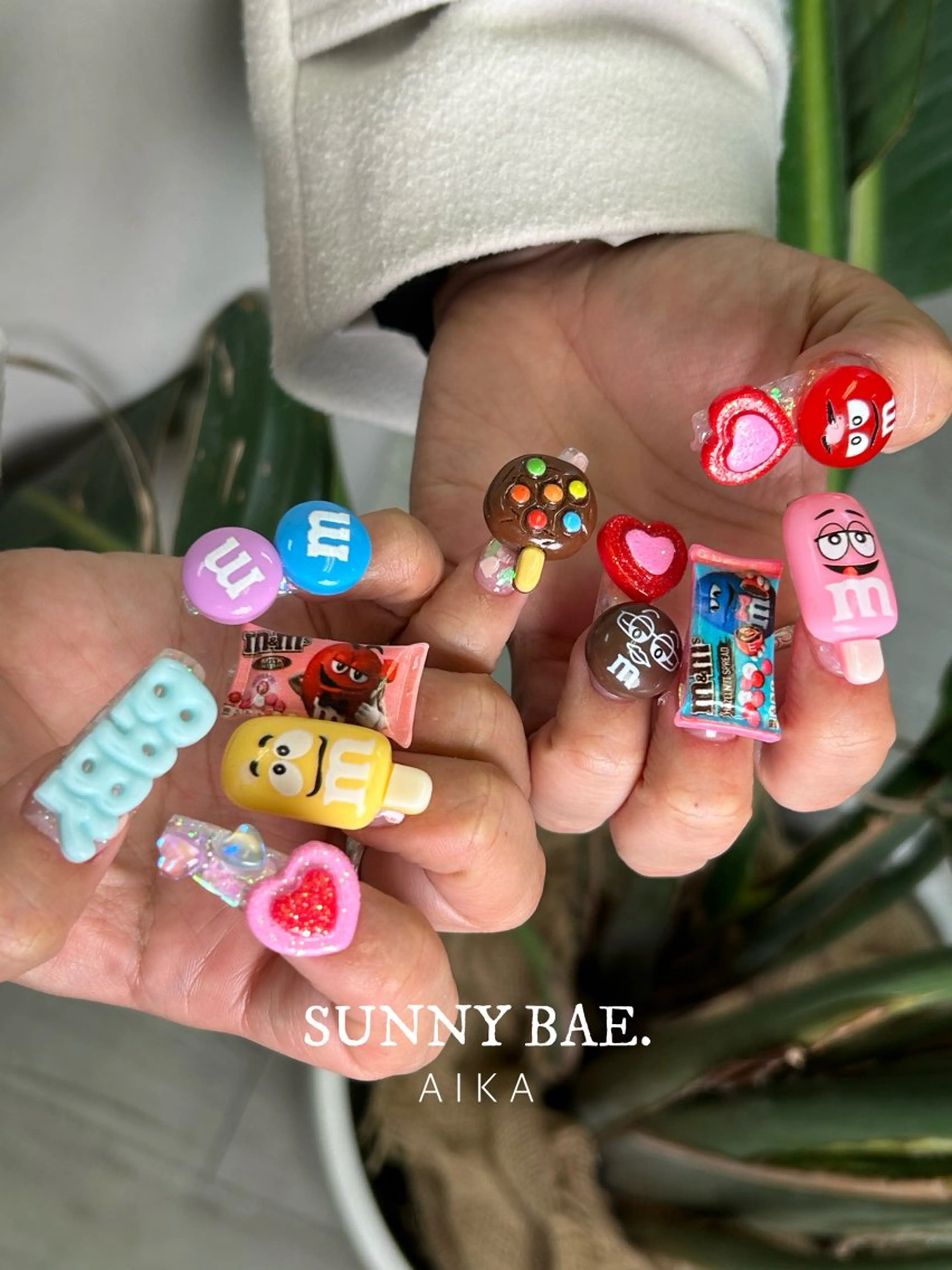 ネイル ロングネイル スカルプネイル Made By AIKAのネイルデザイン