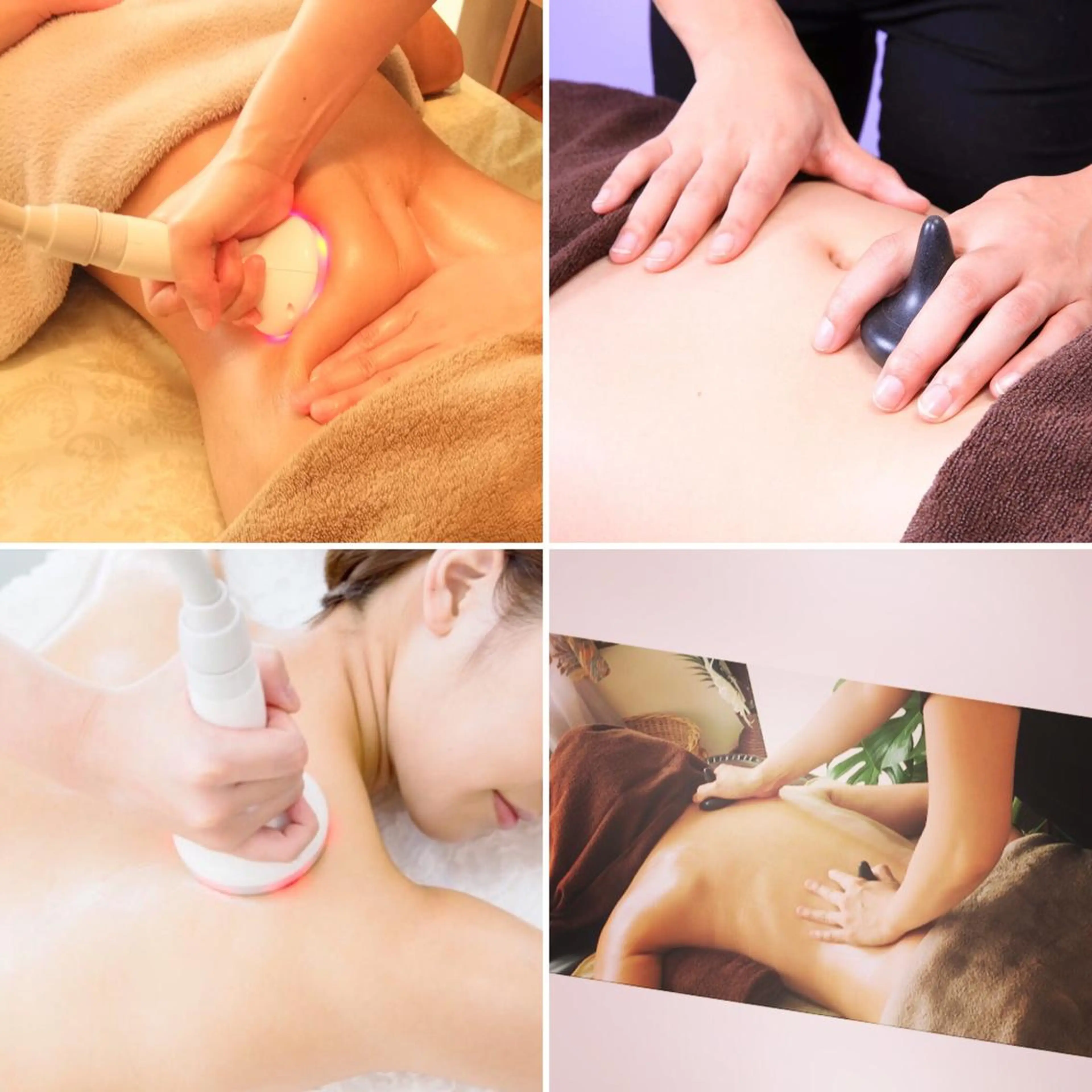 ◉痩身◉【RFラジオ波:上半身コース(背中全体・二の腕・お腹)×ストーン×オイルリンパ】70分(※男性+1500円)の写真