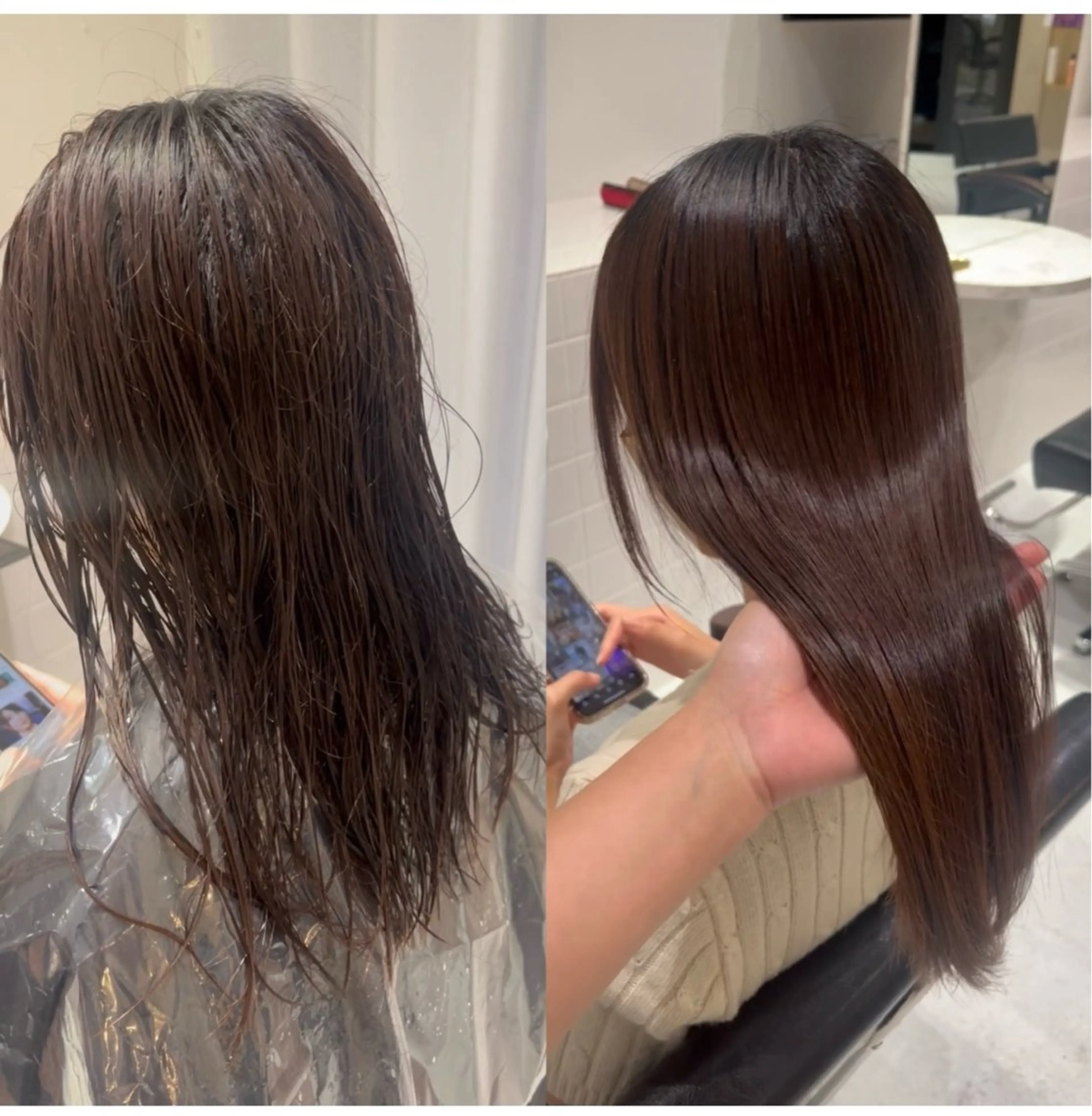 セミロング loulou所属・透明感カラー 💎飯塚ゆうきのヘアスタイル