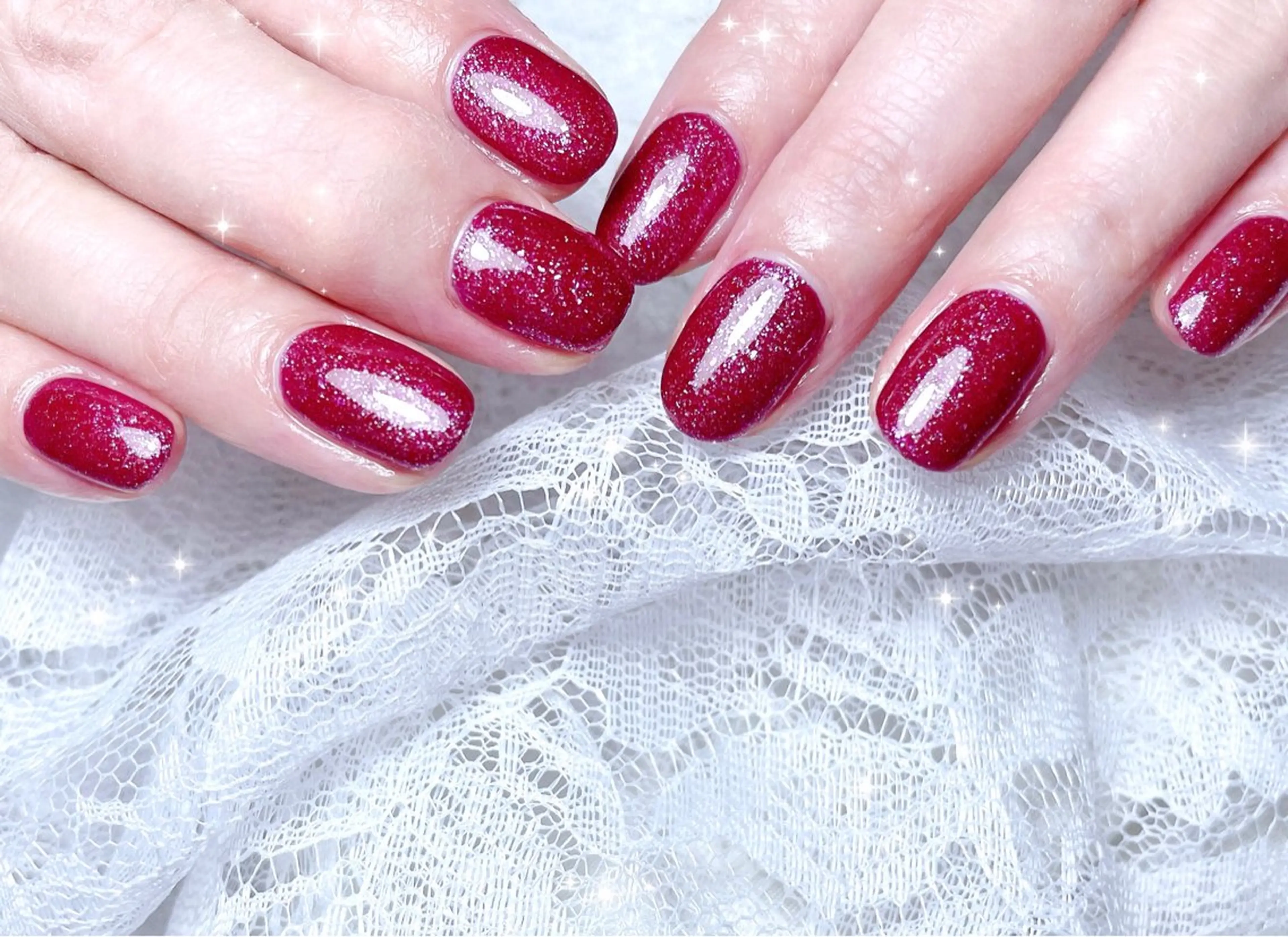 ネイル キラキラネイル ハンドネイル FLARE NAIL フレアネイルのネイルデザイン