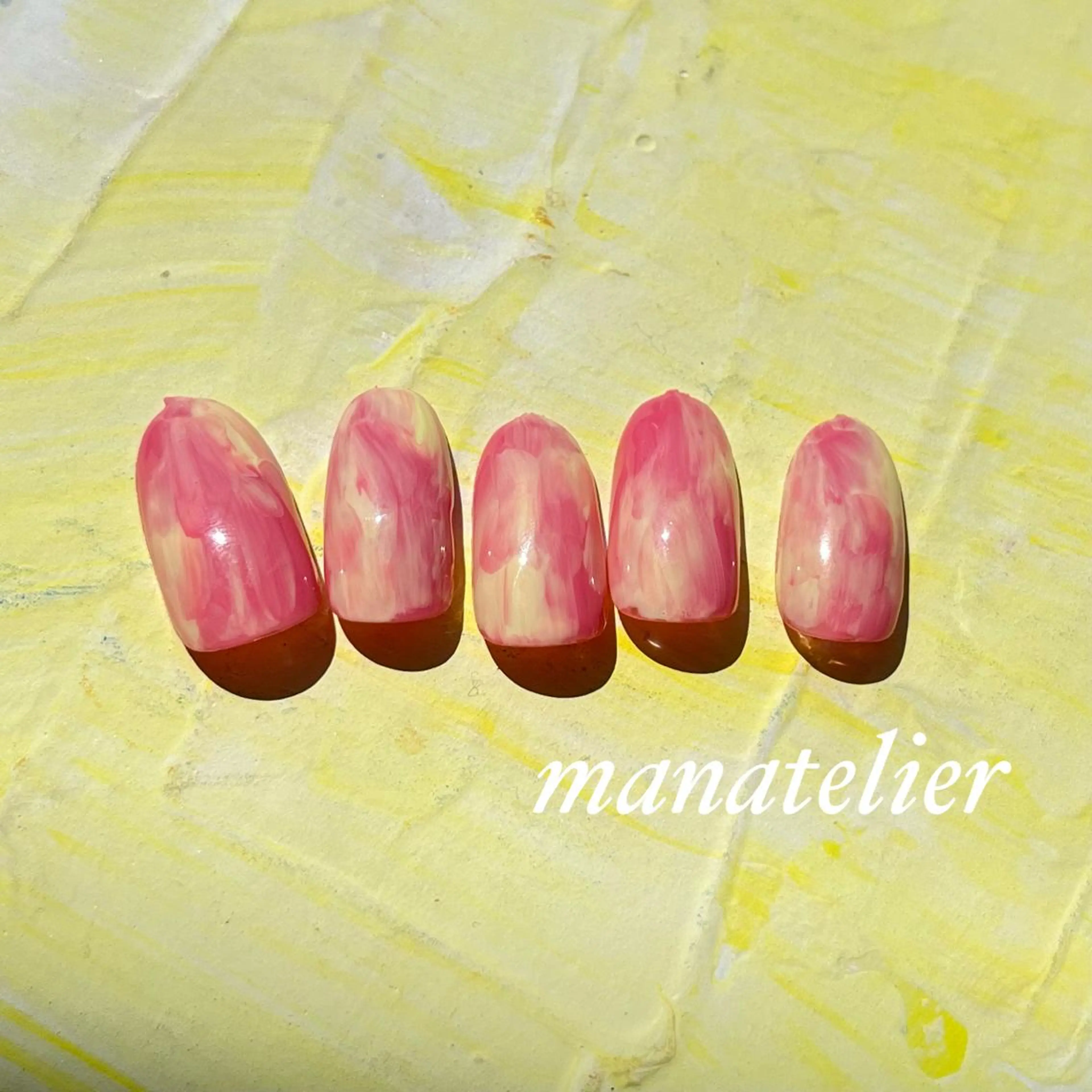 ネイル ニュアンスネイル ハンドネイル manatelier マナトリエのネイルデザイン