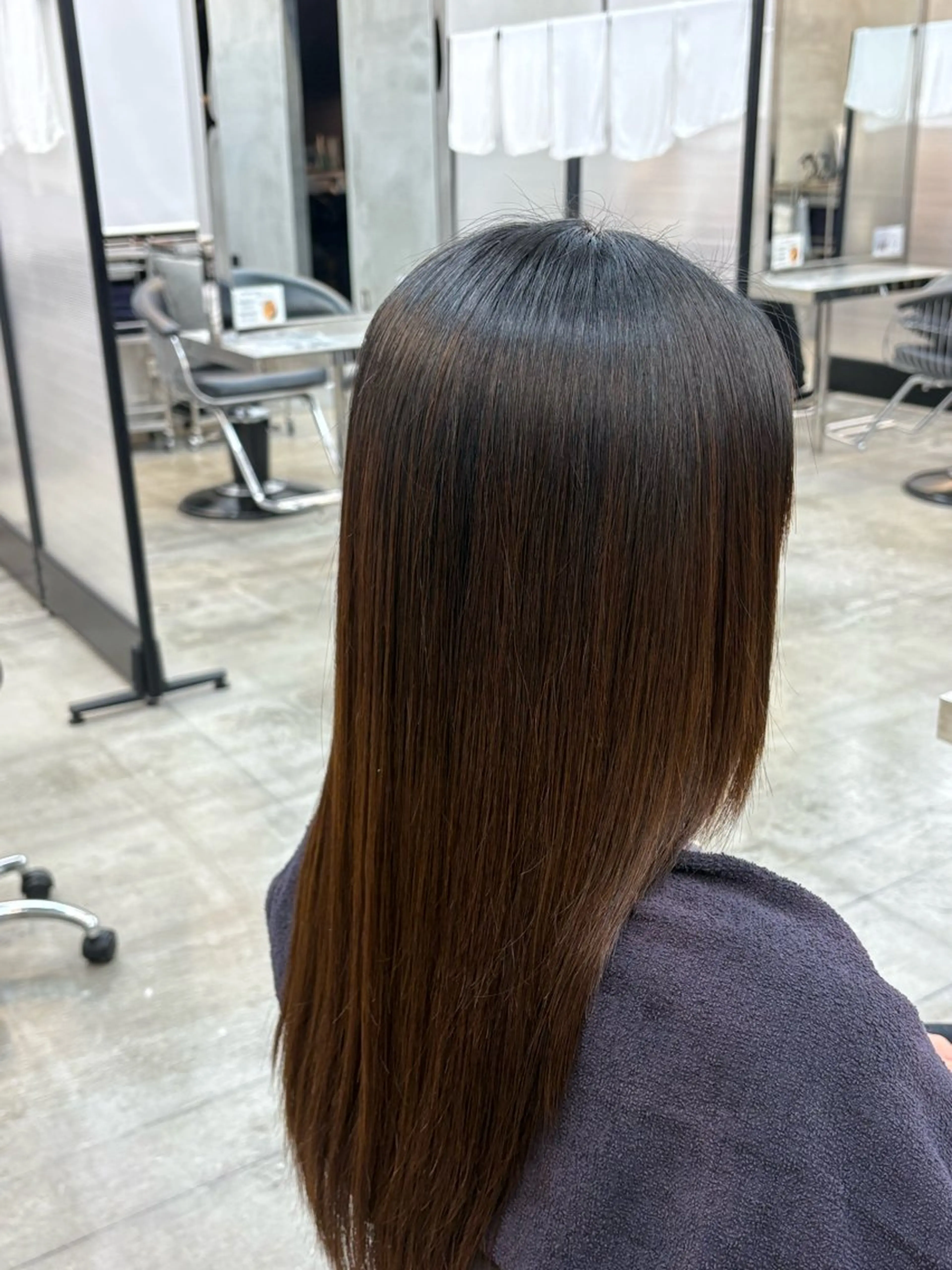 パーマ 縮毛矯正 縮毛矯正/ 豊島怜のヘアスタイル