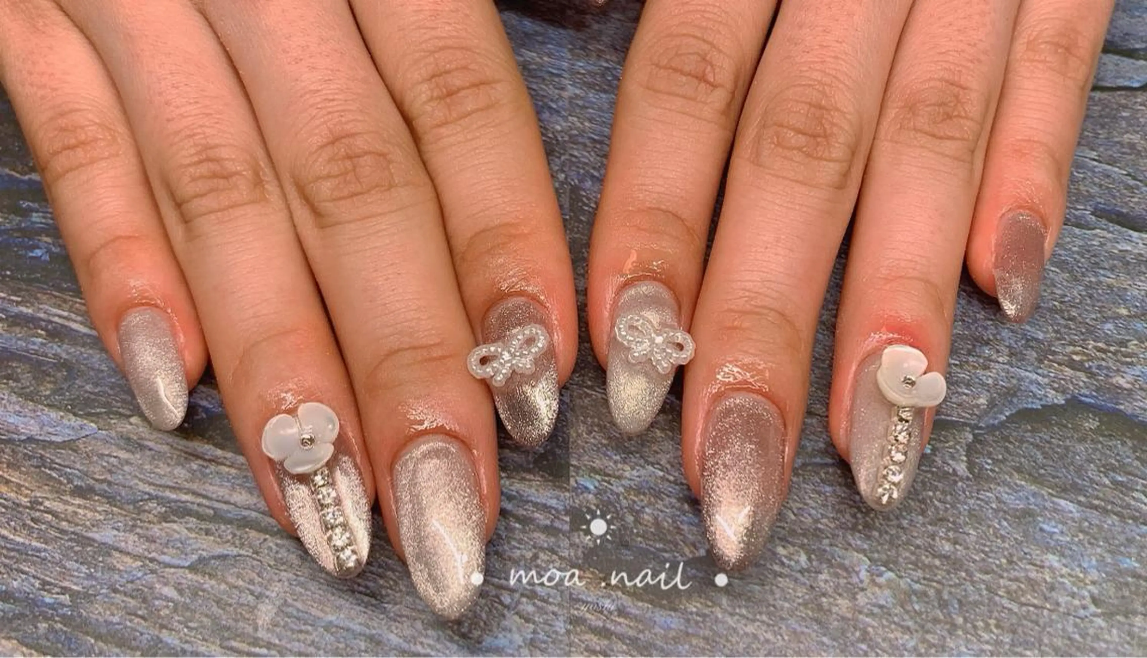 ネイル ジェルネイル パラジェル スカルプネイル MOA NAIL所属・MoaNail🫶 Yoshiのネイルデザイン