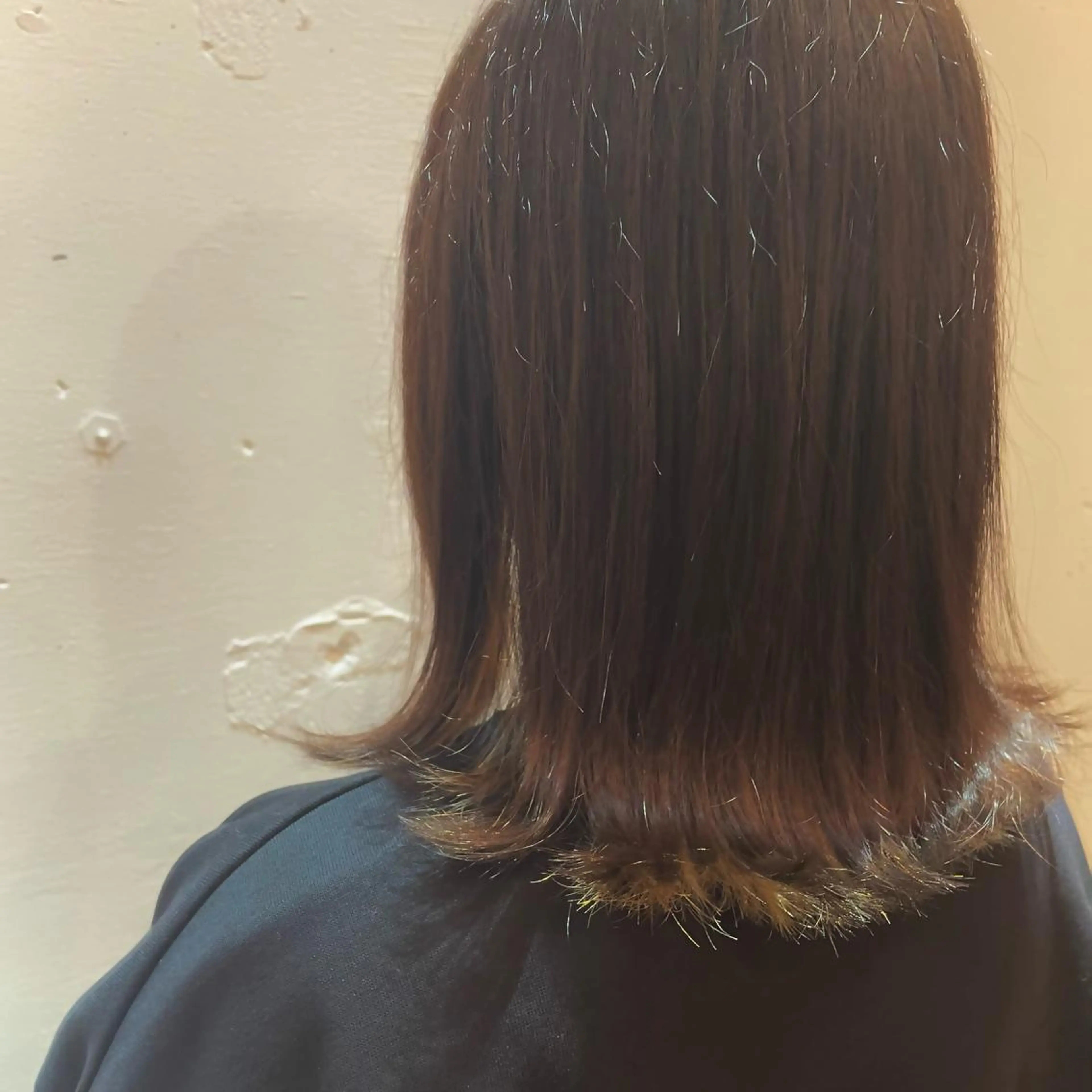 ミディアム トリートメント 酸熱トリートメント ふるはし みなのヘアスタイル