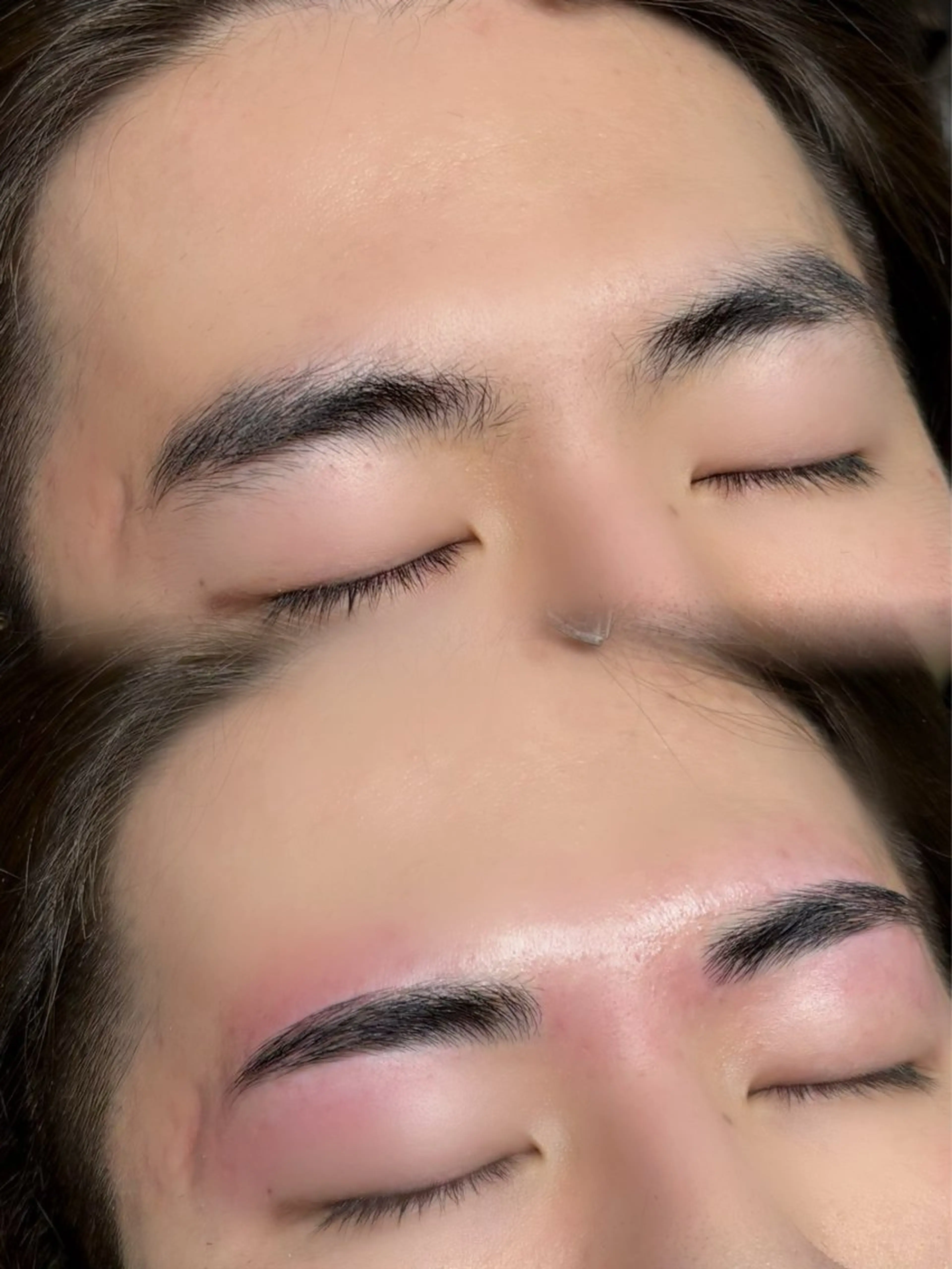 垢抜け美眉ワックス＋メイク仕上げの写真